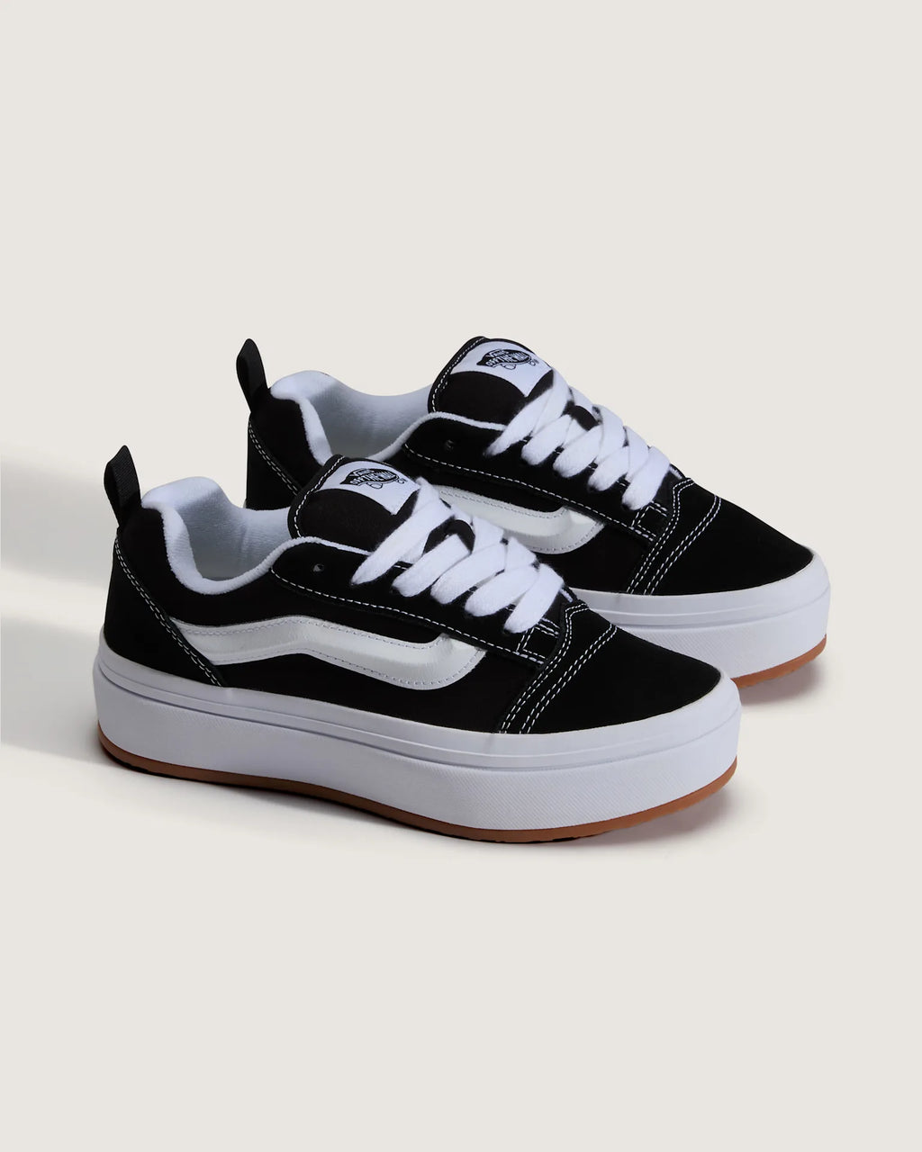 Vans Knu Skool Platform Light Black/White Cipő VN000Z6MY281 - 2
