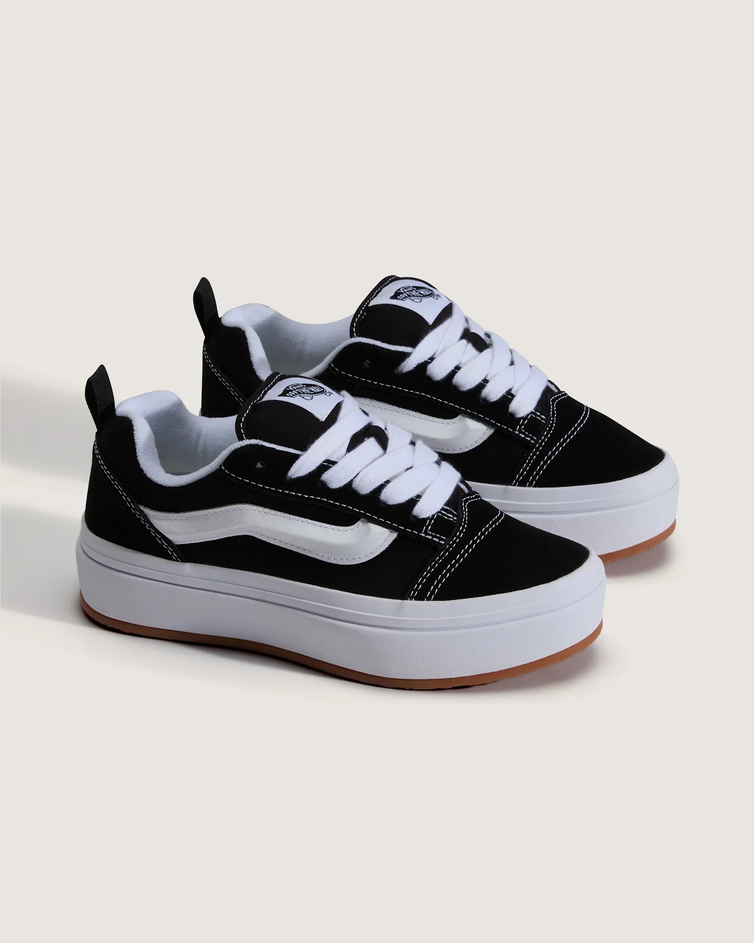 Vans Knu Skool Platform Light Black/White Cipő VN000Z6MY281 - 2
