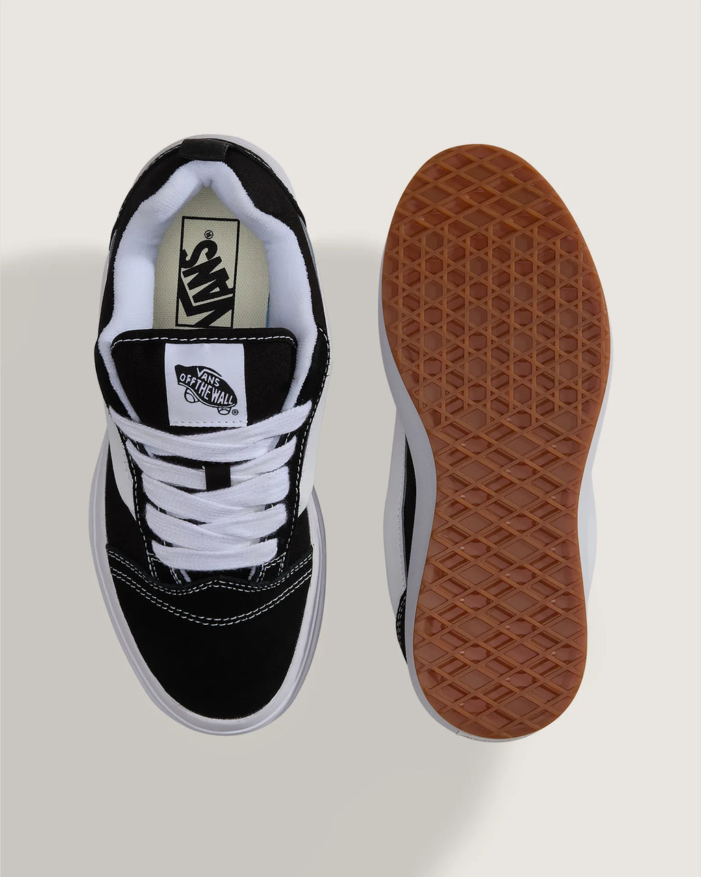 Vans Knu Skool Platform Light Black/White Cipő VN000Z6MY281 - 3