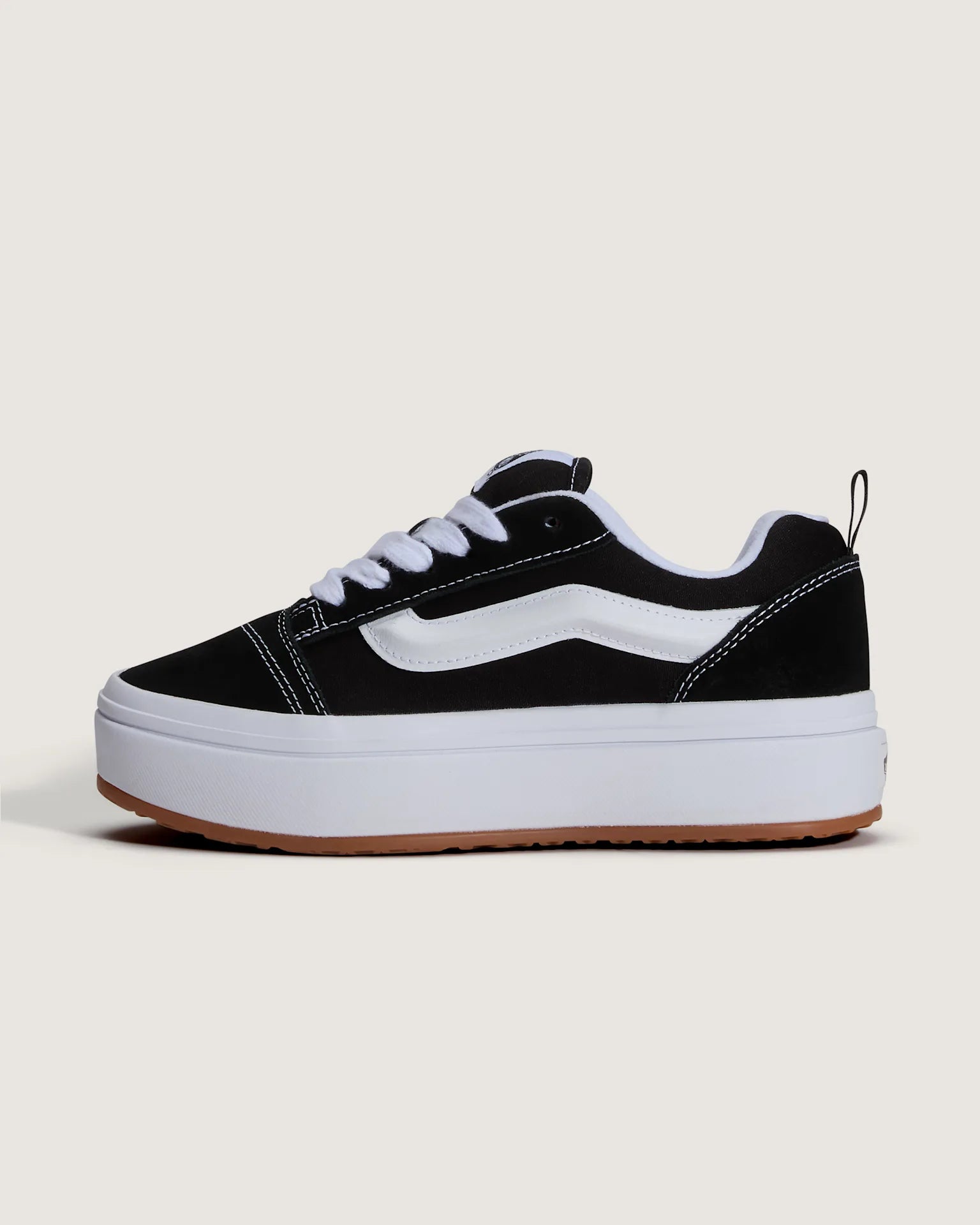 Vans Knu Skool Platform Light Black/White Cipő VN000Z6MY281 - 1