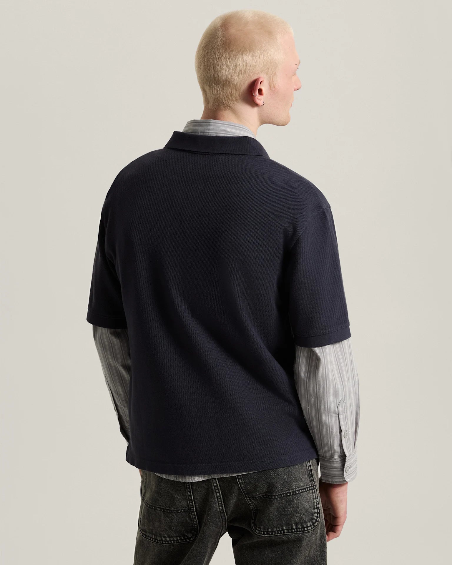 Vans Vans X Rowan Z Washed Polo PARISIAN NIGHT Textil VN000ZY4JDU1 - 4