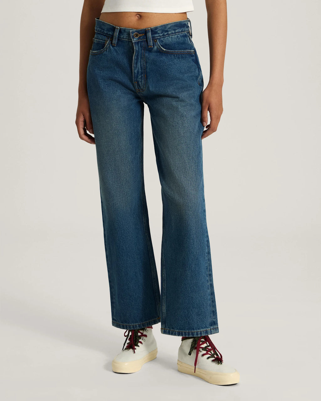 Vans Check 5 Mid Rise Straight Vintage Indigo Textil VN001094AHU1 - 3