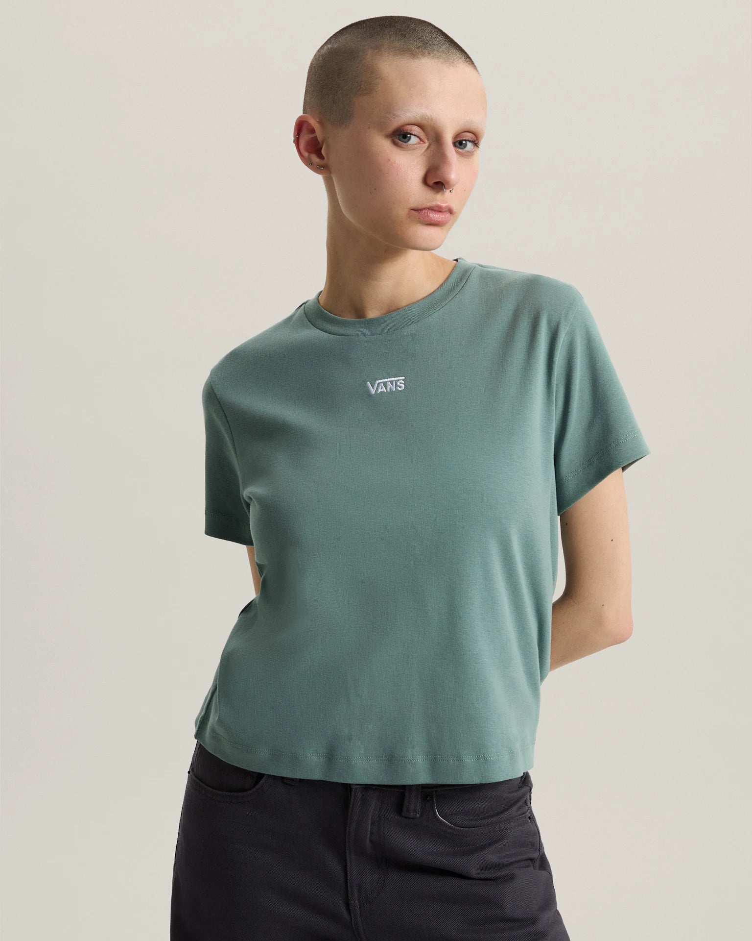 Vans Cameron SS Tee Mint Shadow Textil VN0010EPGRR1 - 3