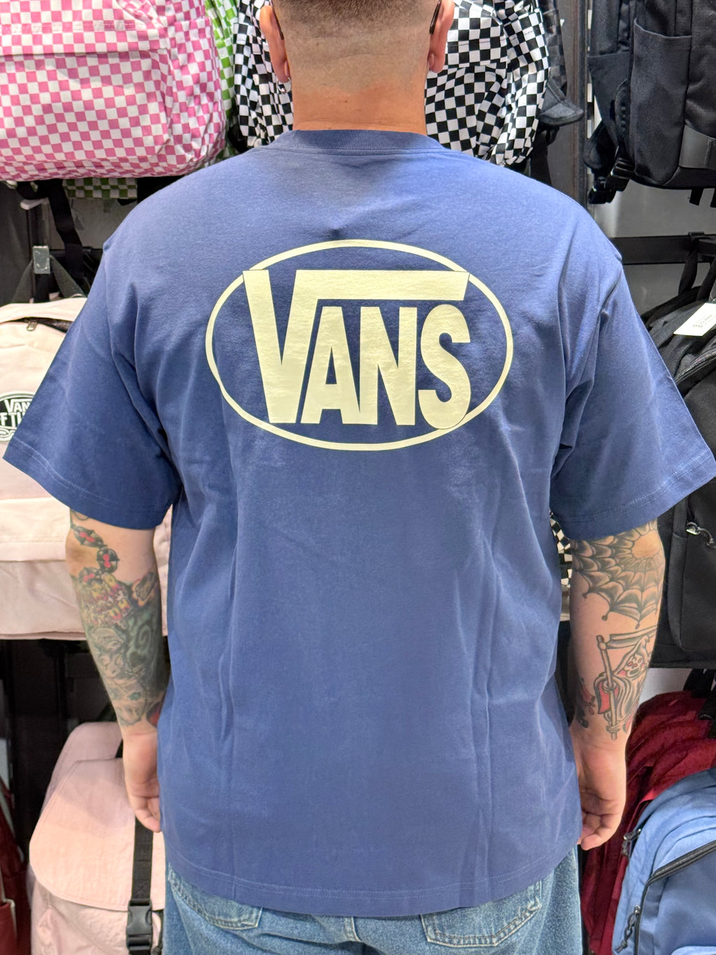 Vans Mix Collage Crew SS Tee Faded Black Póló VN0010F1EMV1 - 2