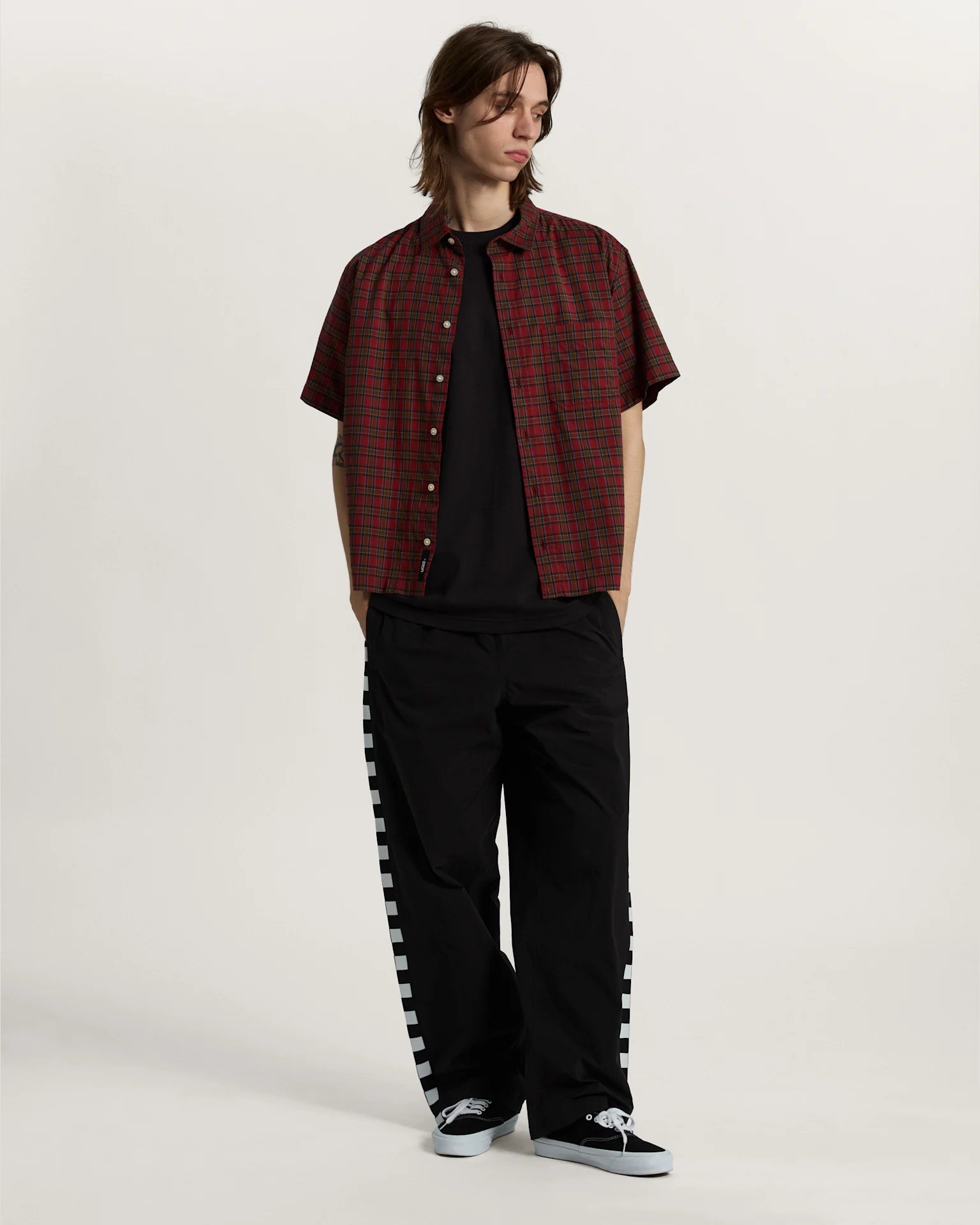 Vans Oval Logo Loose SS Tee Black Textil VN0010FEBLK1 - 5