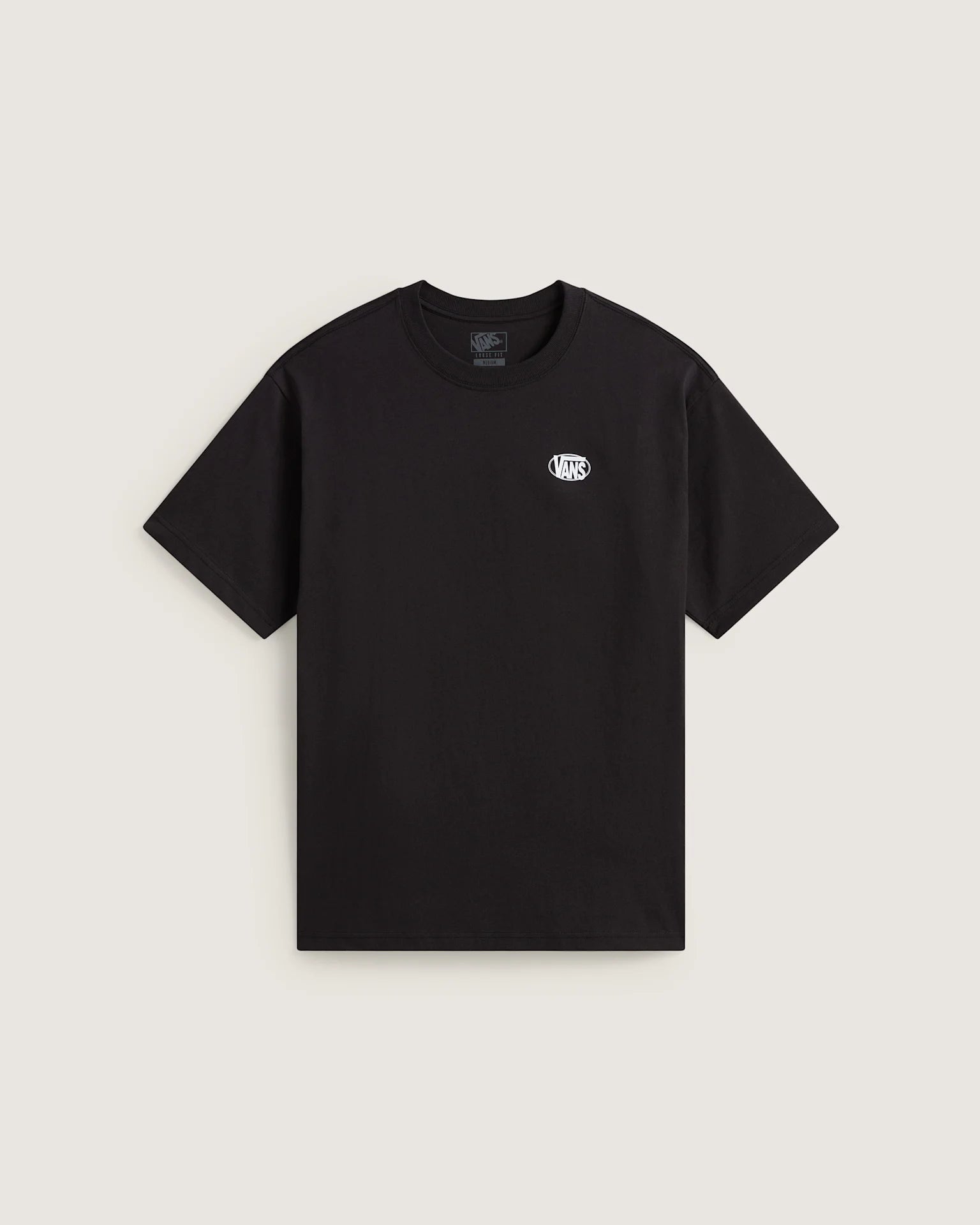 Vans Oval Logo Loose SS Tee Black Textil VN0010FEBLK1 - 1