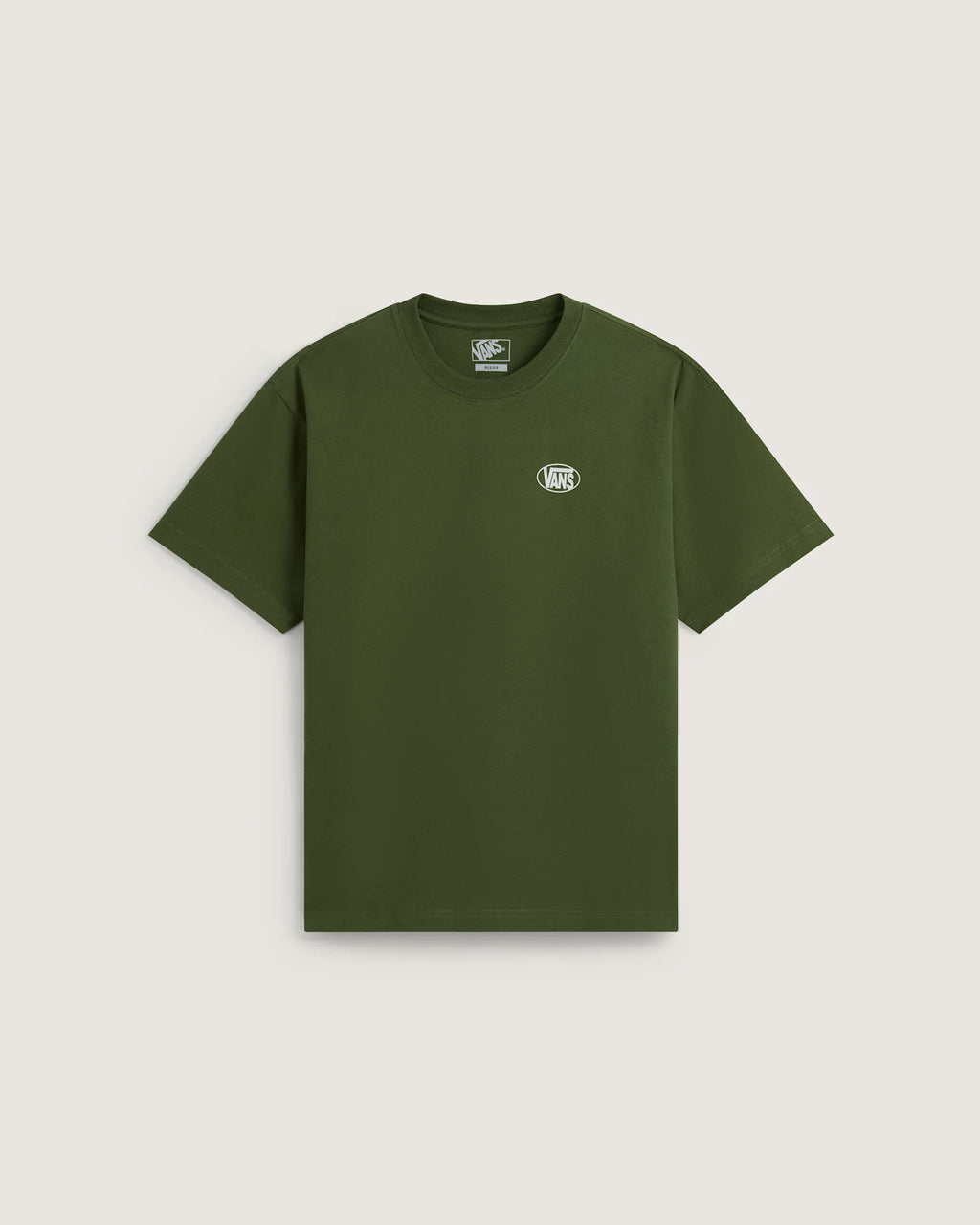 Vans Oval Logo Loose SS Tee Green Balsam Textil VN0010FEGRK1 - 1
