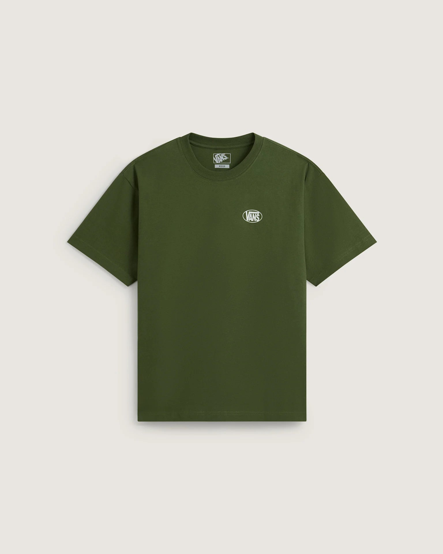 Vans Oval Logo Loose SS Tee Green Balsam Textil VN0010FEGRK1 - 1
