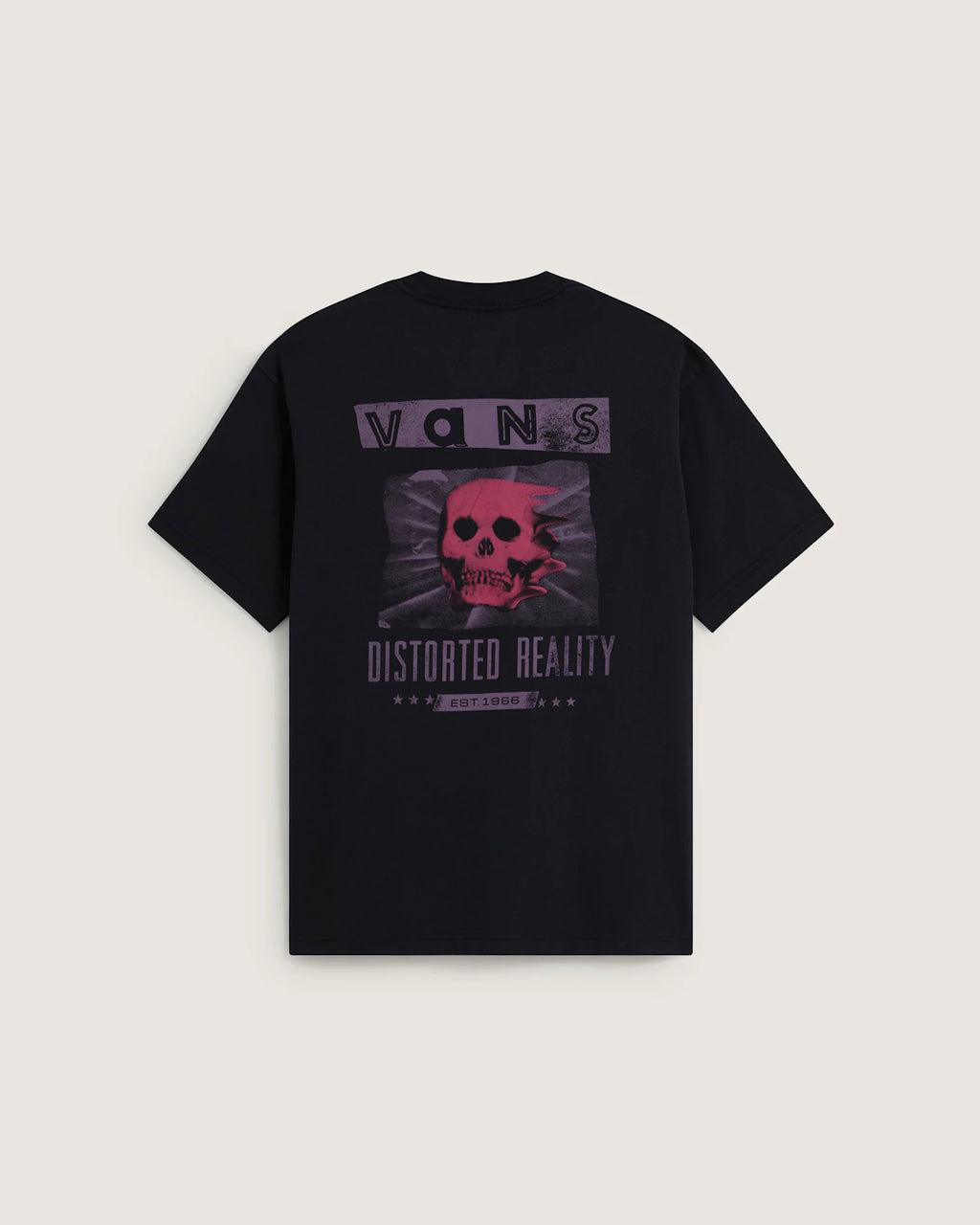 Vans Distorted Reality SS Tee Black Textil VN0010FQBLK1 - 2