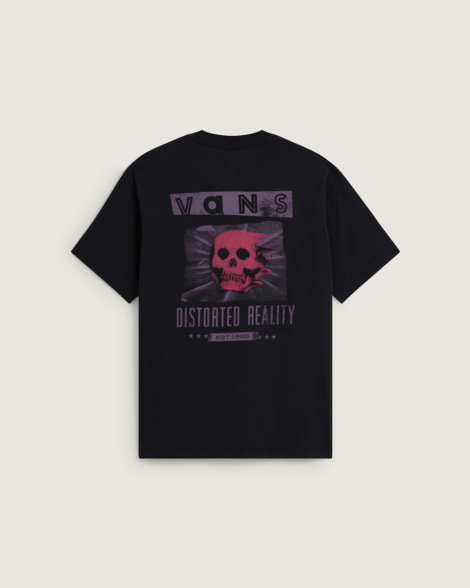 Vans Distorted Reality SS Tee Black Textil VN0010FQBLK1 - 2
