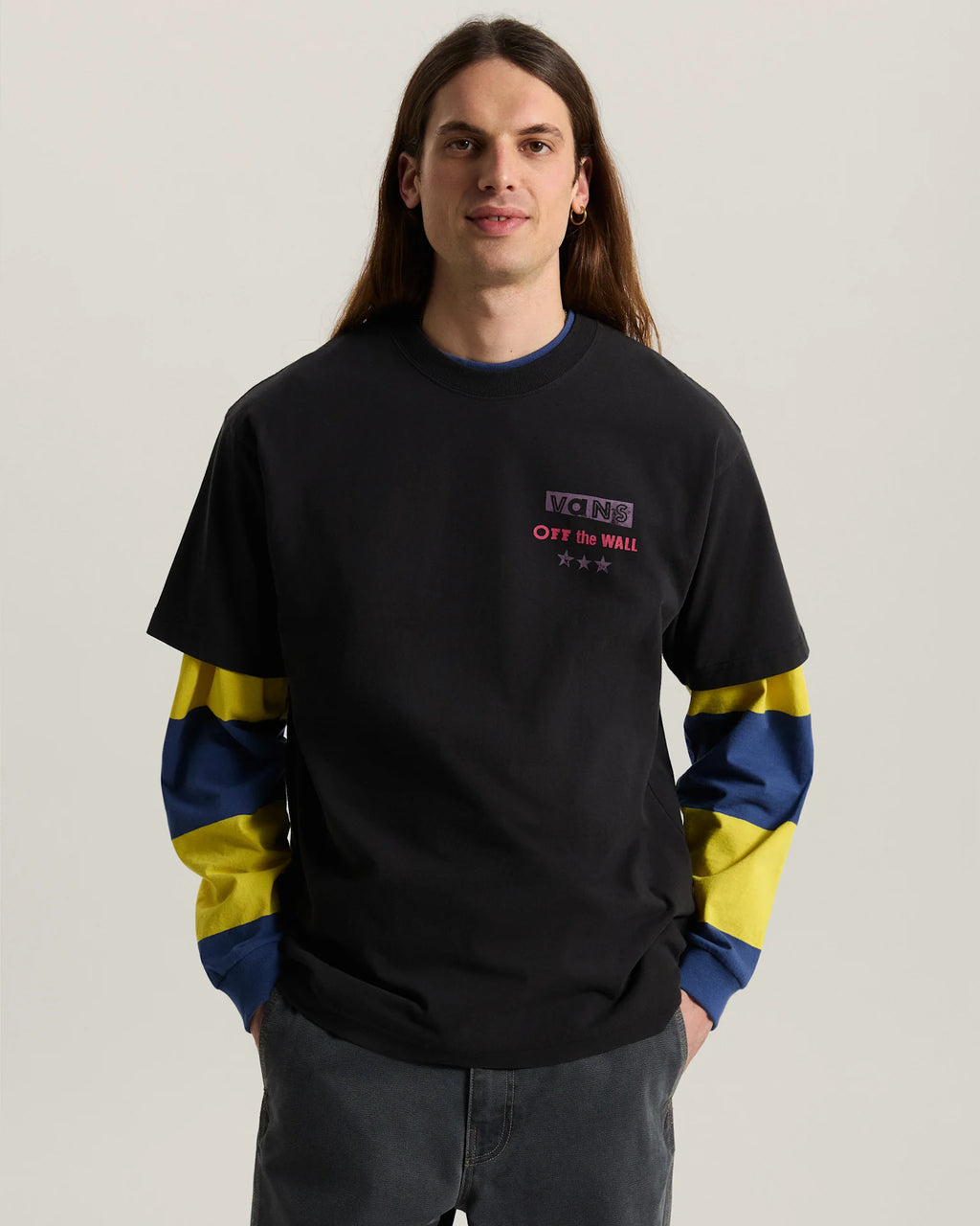 Vans Distorted Reality SS Tee Black Textil VN0010FQBLK1 - 3