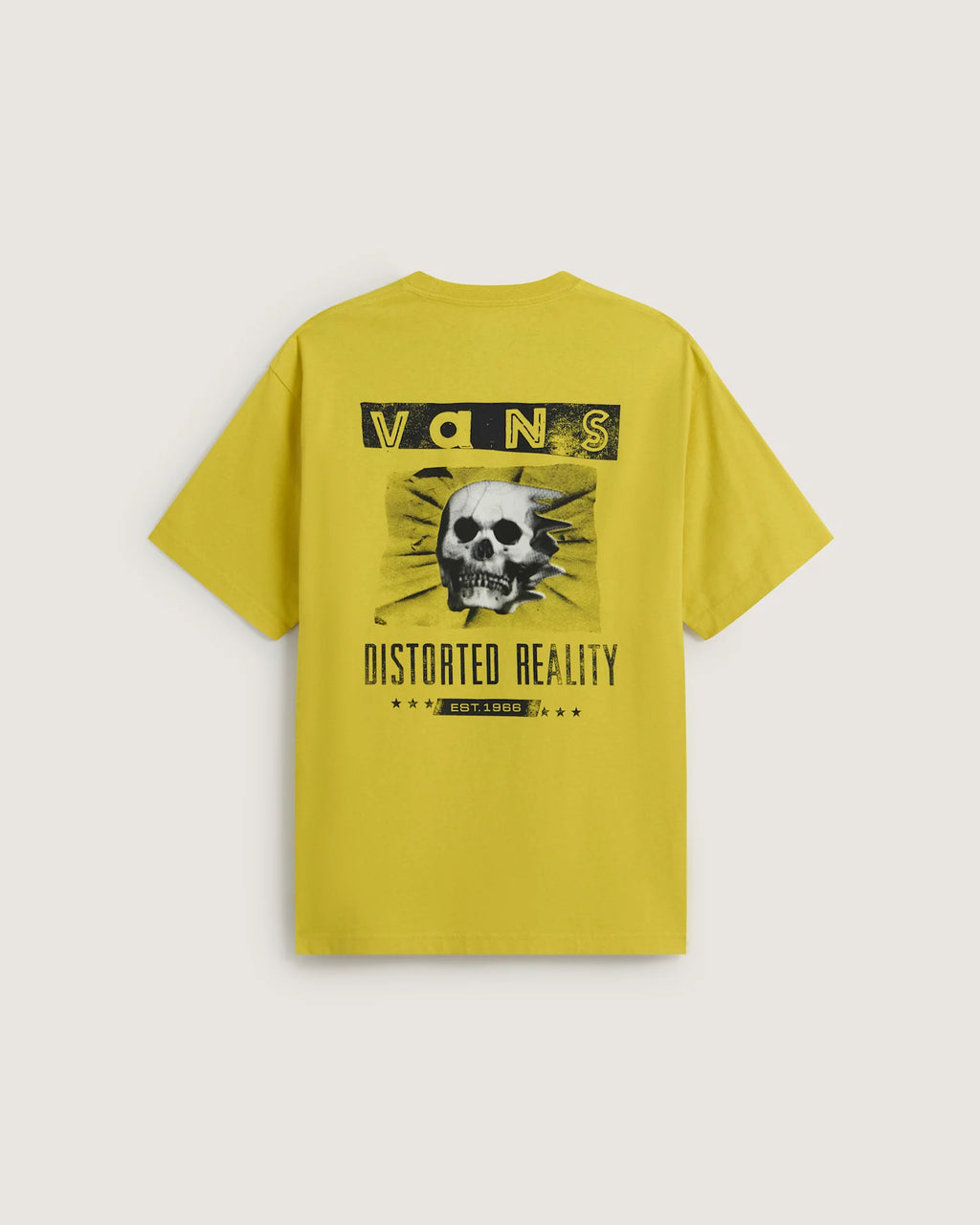 Vans Distorted Reality SS Tee Dusty Gold Textil VN0010FQGRV1 - 2