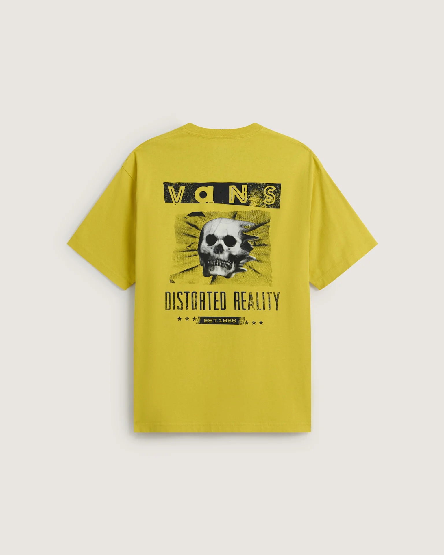 Vans Distorted Reality SS Tee Dusty Gold Textil VN0010FQGRV1 - 2