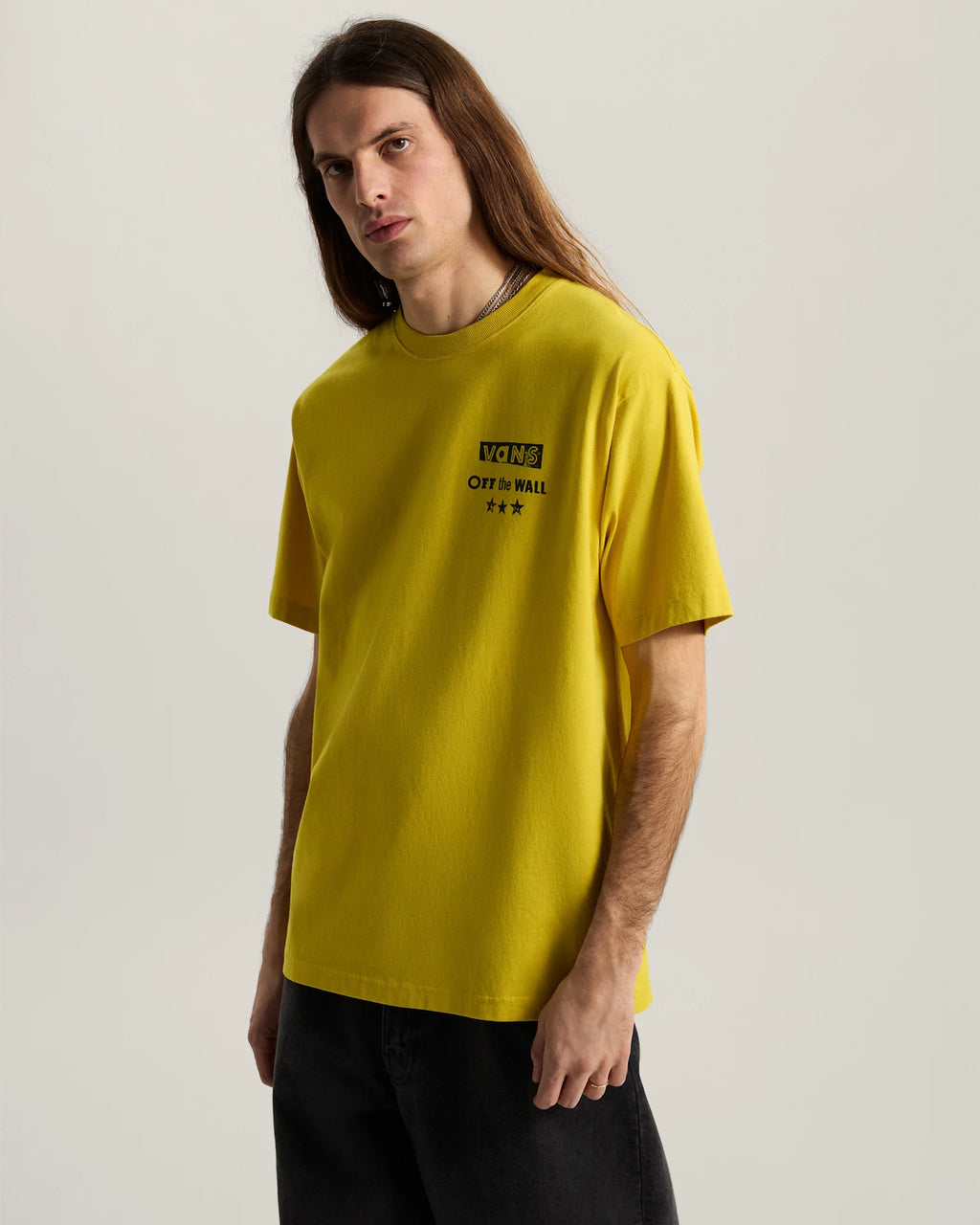 Vans Distorted Reality SS Tee Dusty Gold Textil VN0010FQGRV1 - 3