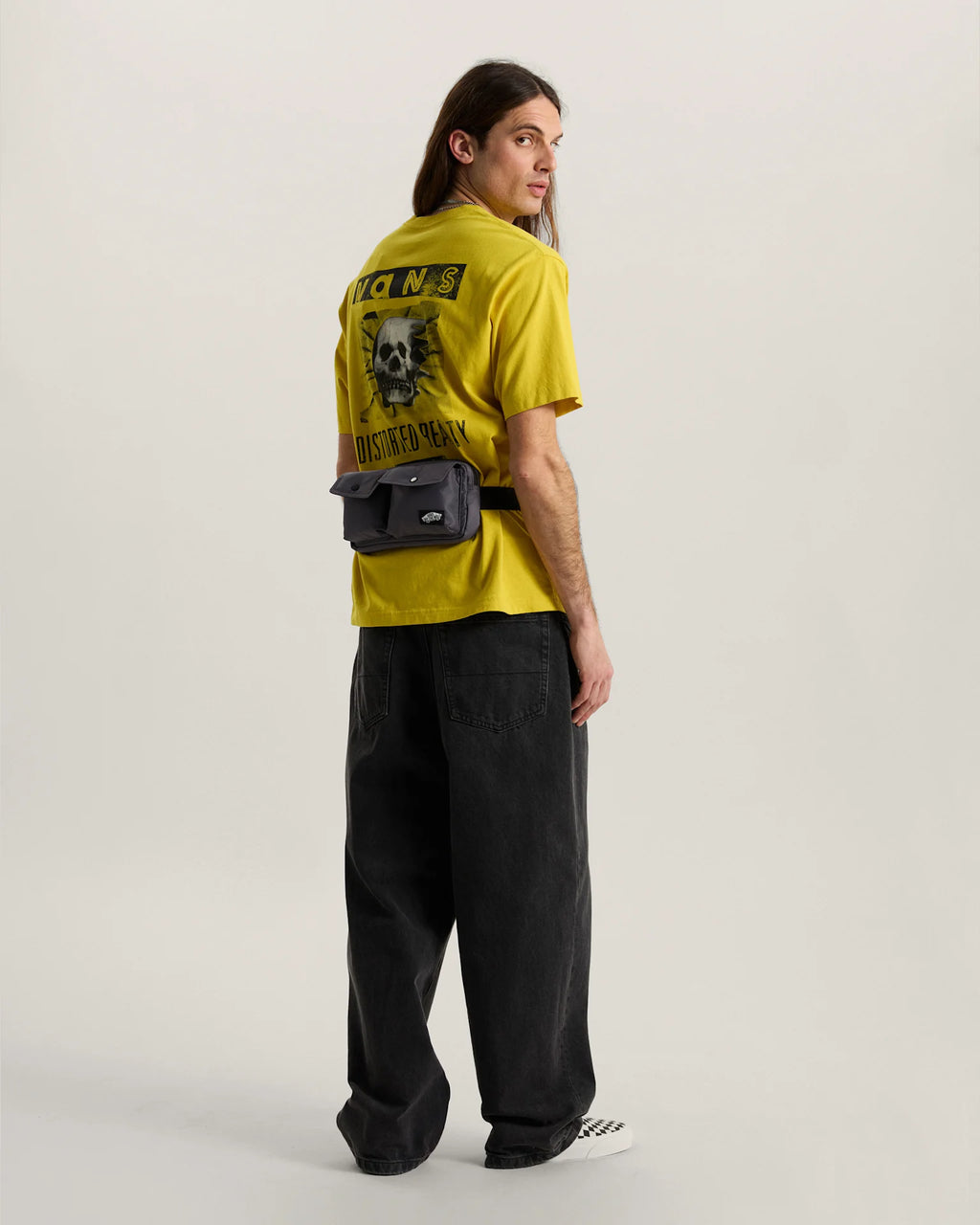 Vans Distorted Reality SS Tee Dusty Gold Textil VN0010FQGRV1 - 5