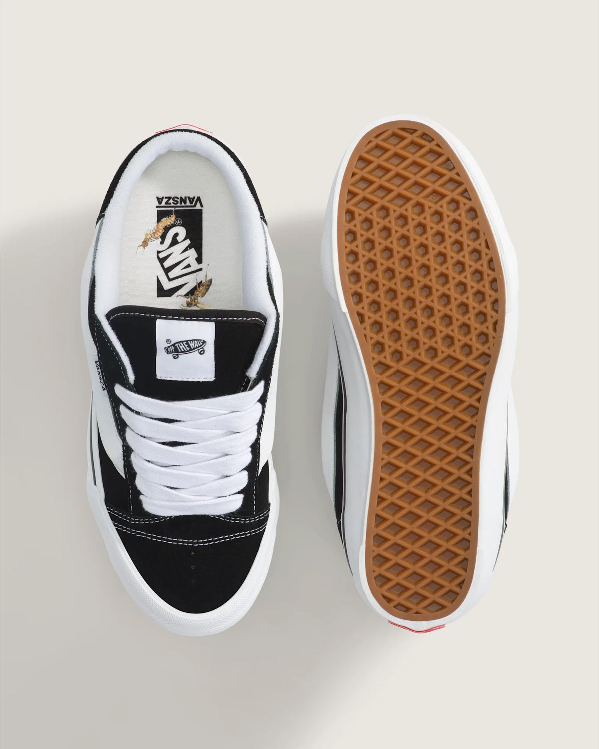 Vans LX Knu Skool Mule SZA BLACK/WHITE Cipő VN00119WBA21 - 3