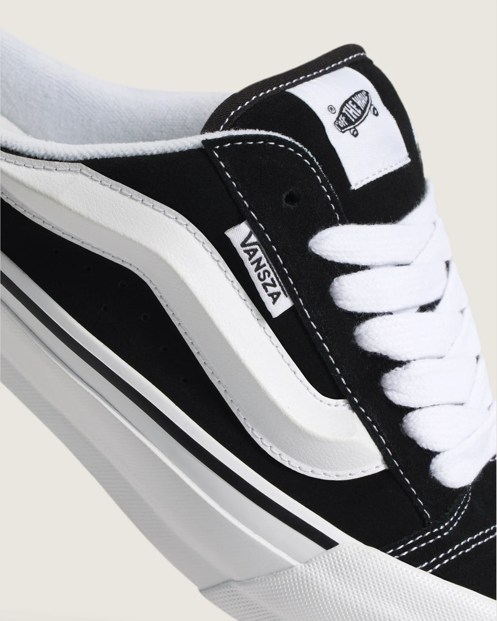Vans LX Knu Skool Mule SZA BLACK/WHITE Cipő VN00119WBA21 - 5
