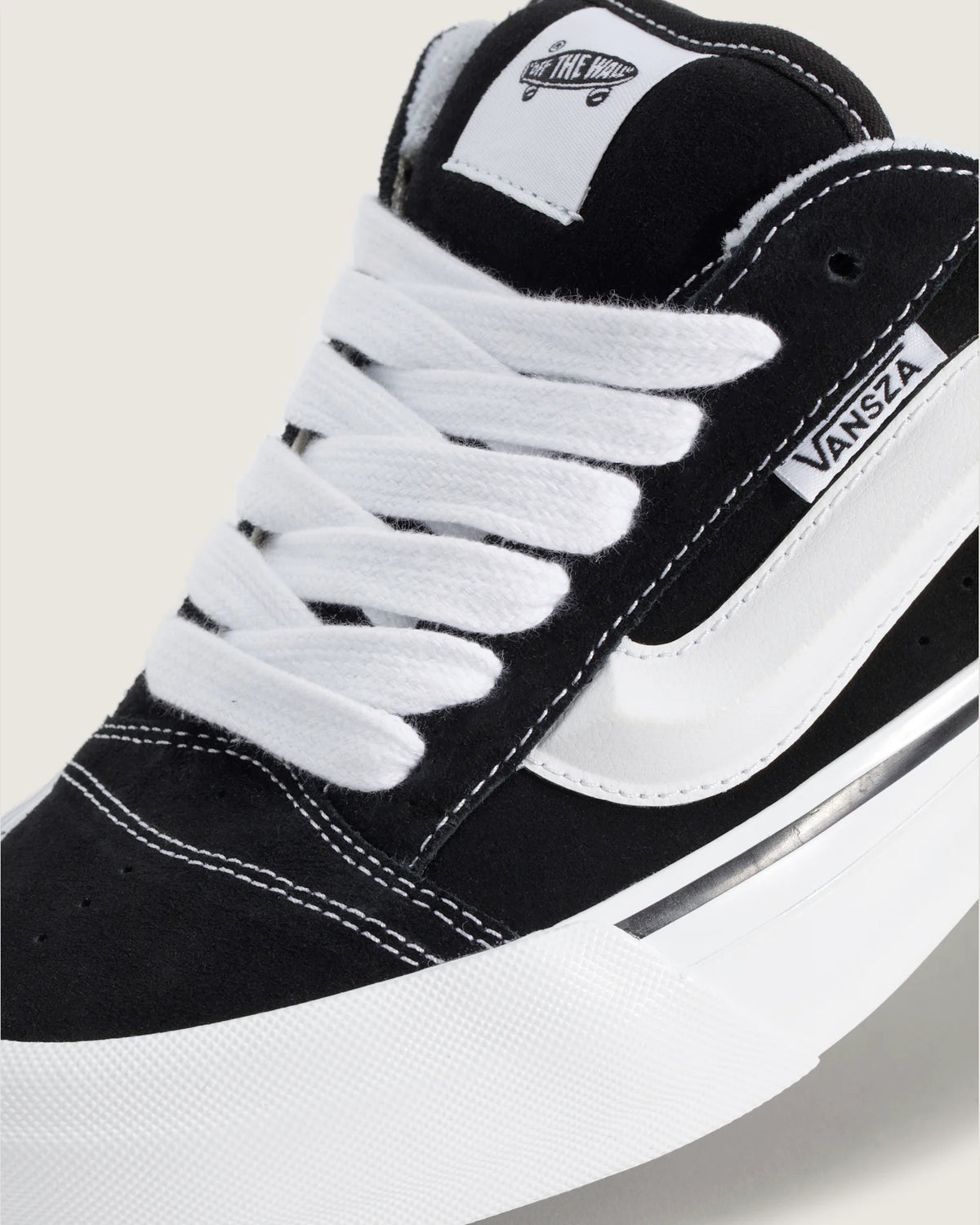 Vans LX Knu Skool Mule SZA BLACK/WHITE Cipő VN00119WBA21 - 7