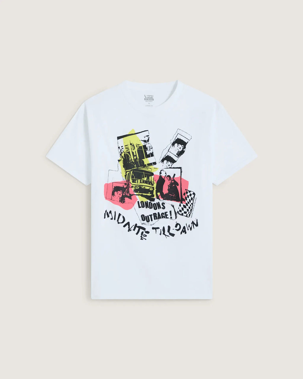 Vans Sex Pistols London's Outrage SS Tee White Textil VN00134TWHT1 - 1