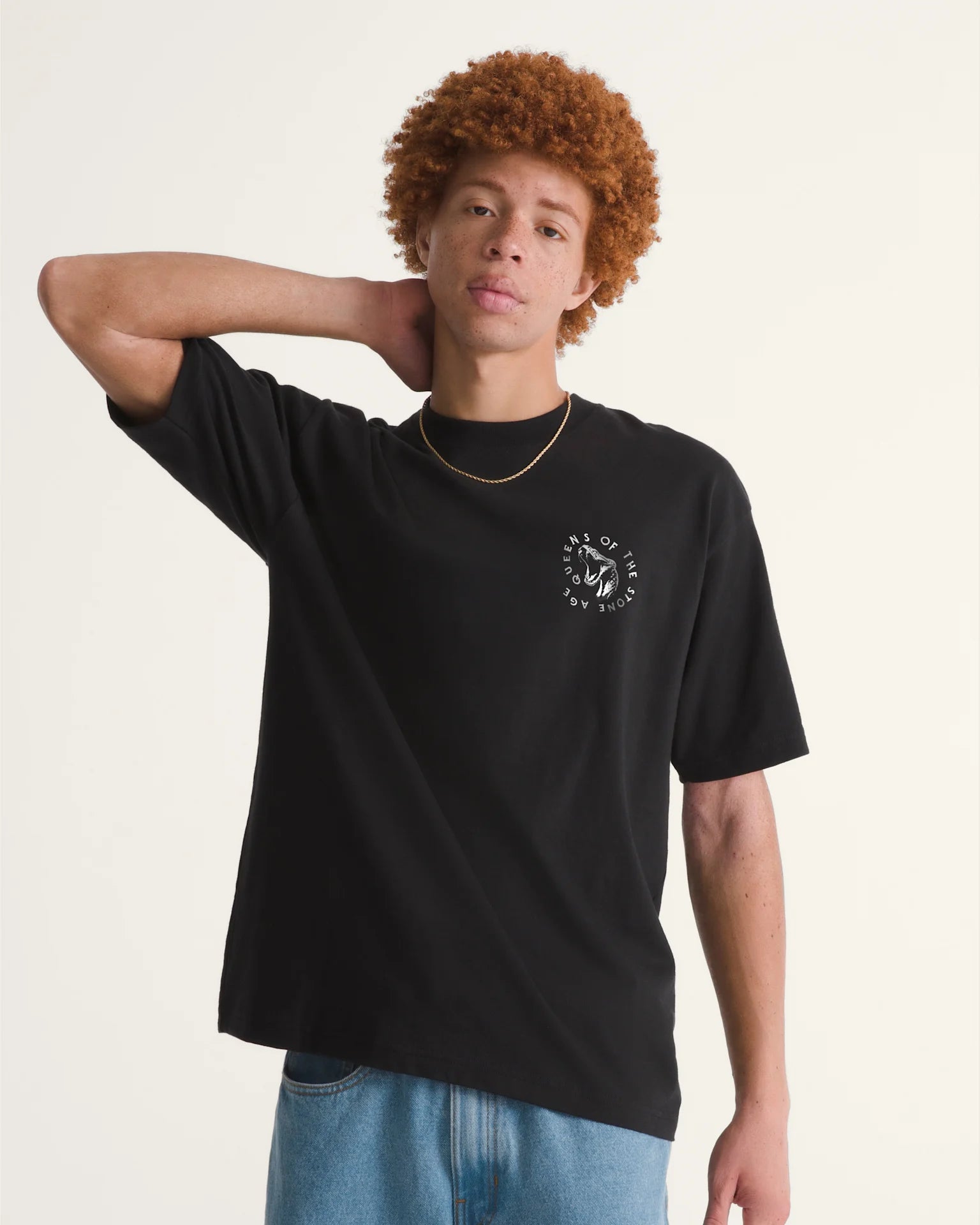 Vans Queens of the Stone Age Ouroboros SS Tee Black Textil VN00134WBLK1 - 3