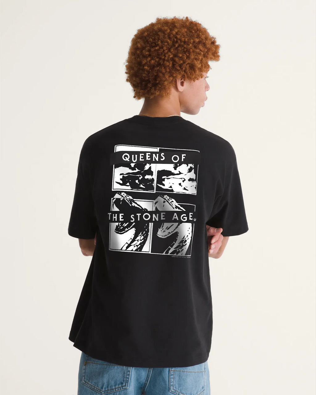 Vans Queens of the Stone Age Ouroboros SS Tee Black Textil VN00134WBLK1 - 4
