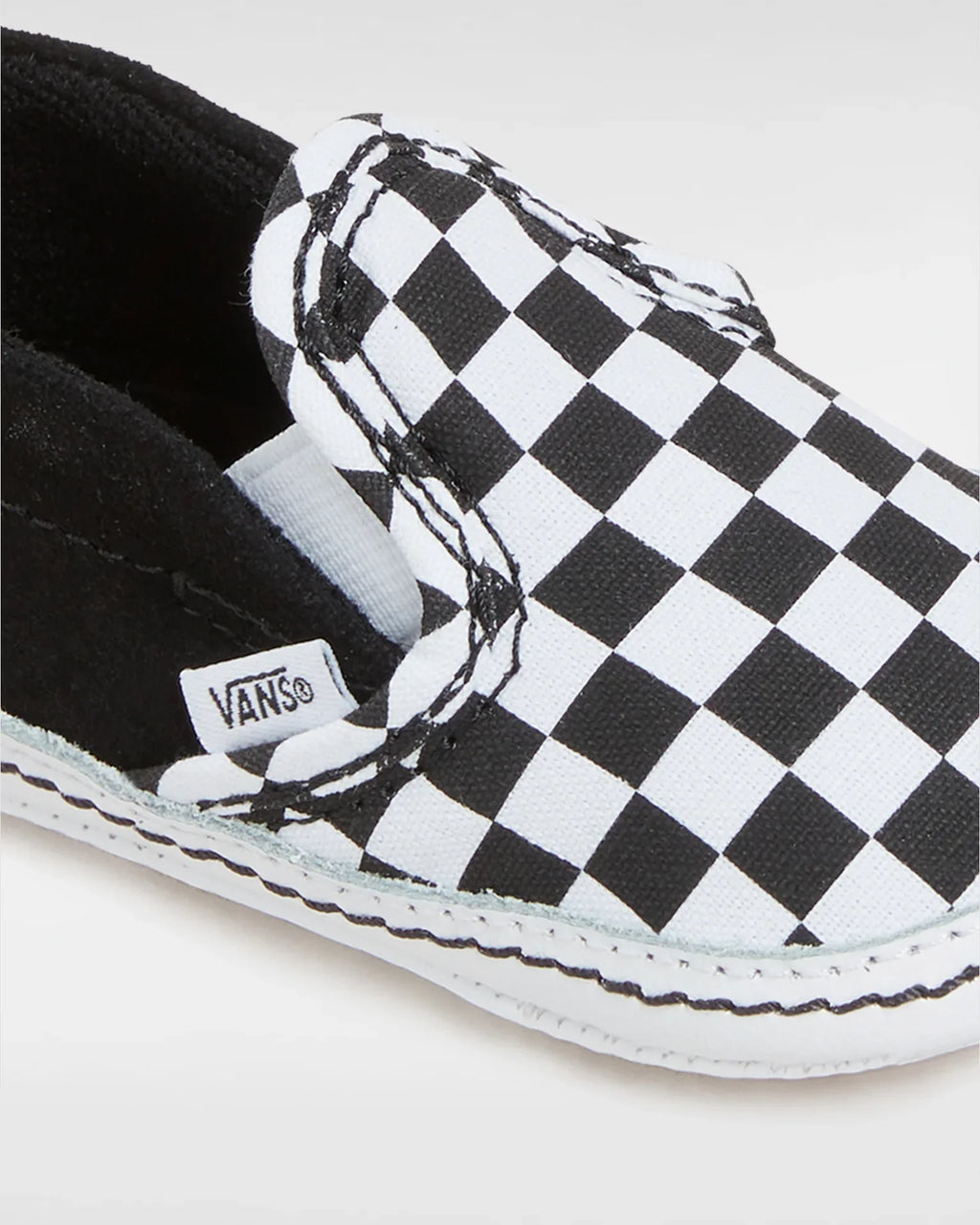 VANS IN Slip-On V Crib (Checker) Black/TrueWhite kép 4