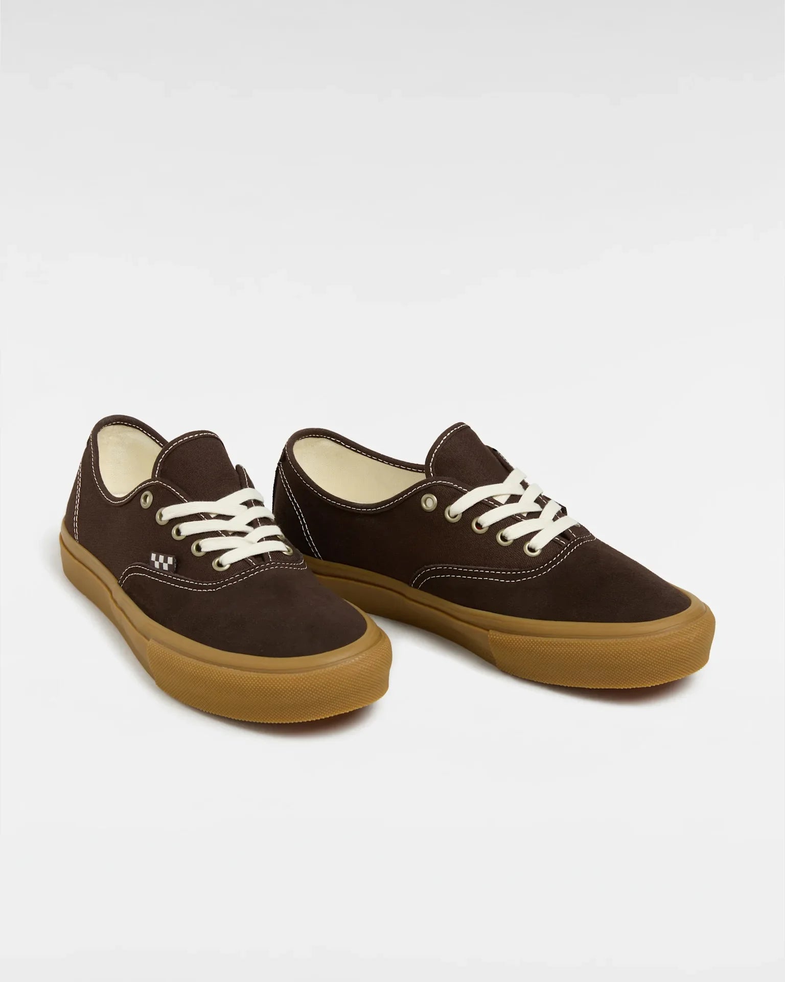 VANS Skate Authentic BROWN/GUM Cipő kép 2