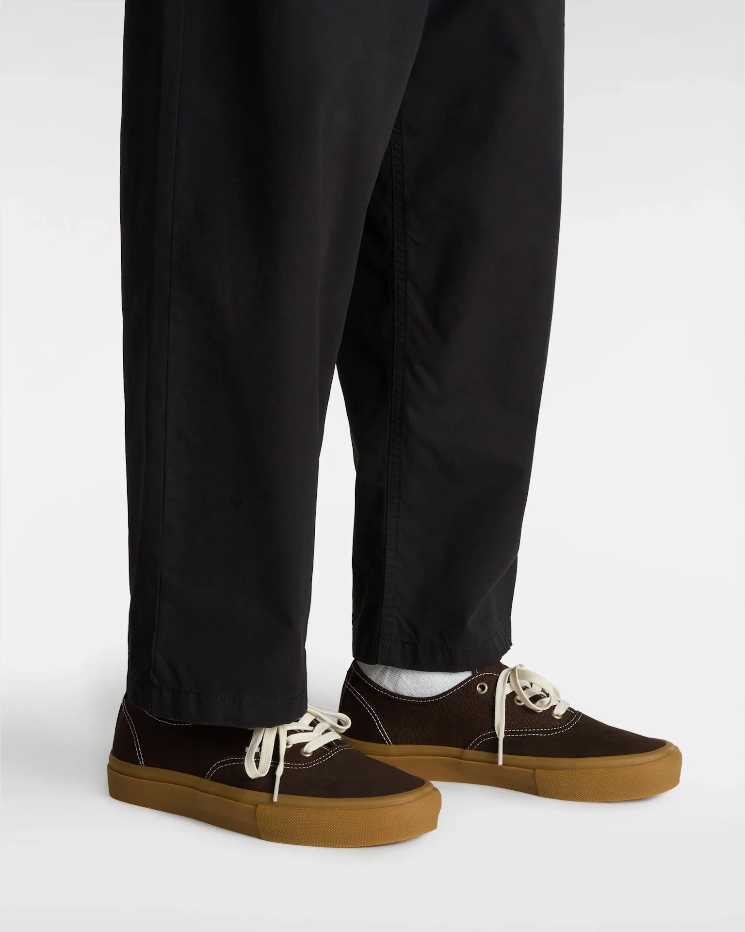 VANS Skate Authentic BROWN/GUM Cipő kép 5