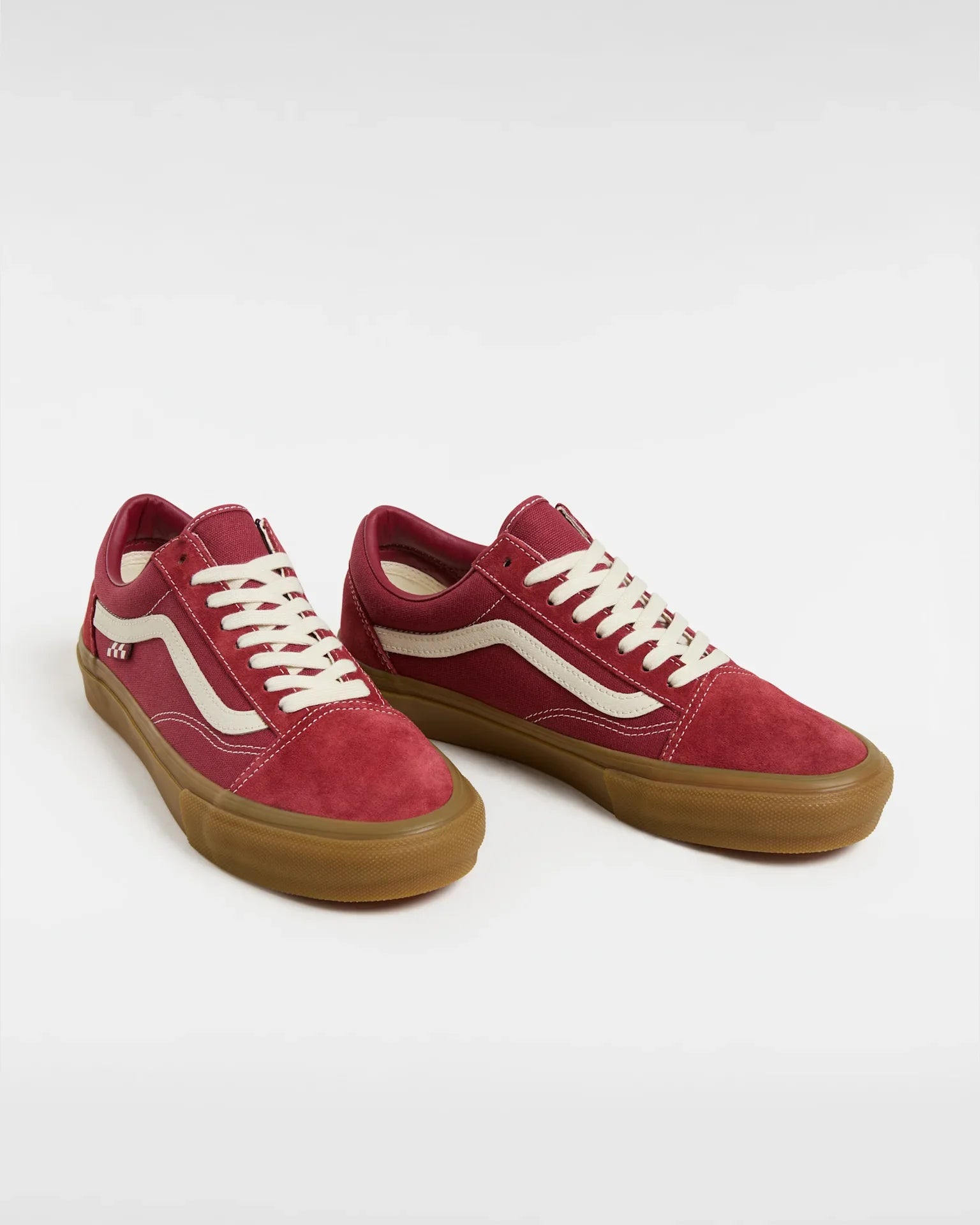 VANS Skate Old Skool RED/GUM Cipő kép 2