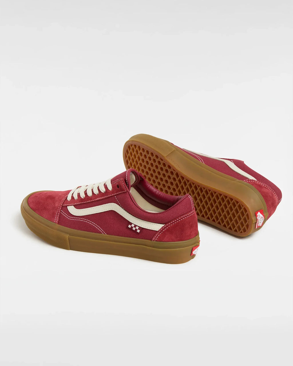 VANS Skate Old Skool RED/GUM Cipő kép 3
