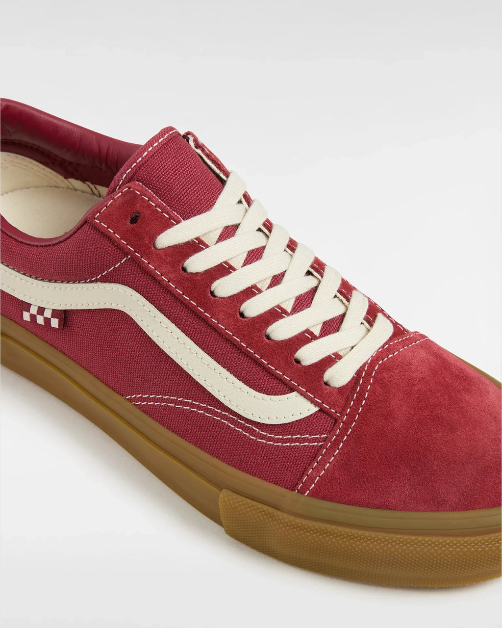 VANS Skate Old Skool RED/GUM Cipő kép 4