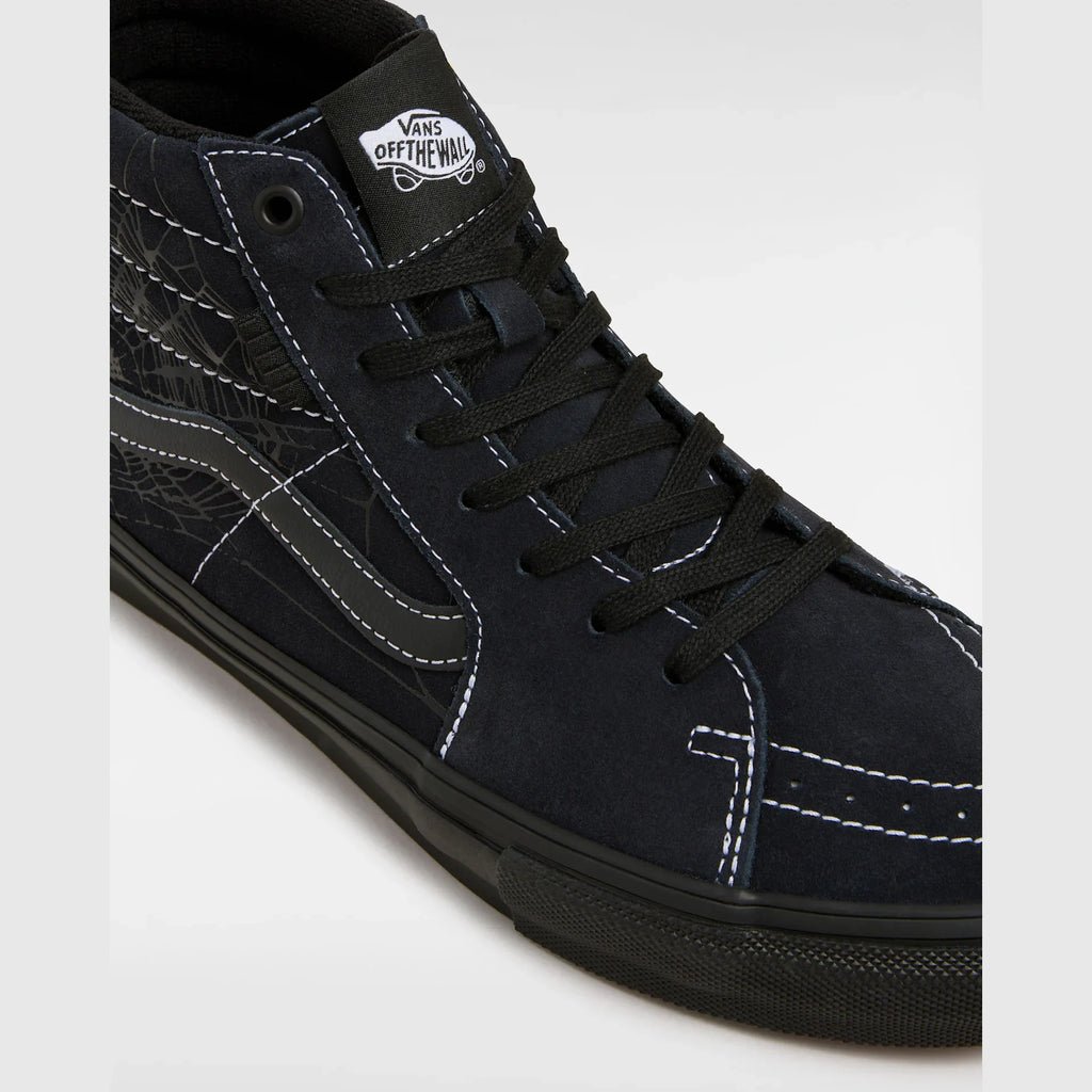 VANS Skate Sk8-Hi WEB DARK GREY/BLACK kép 4