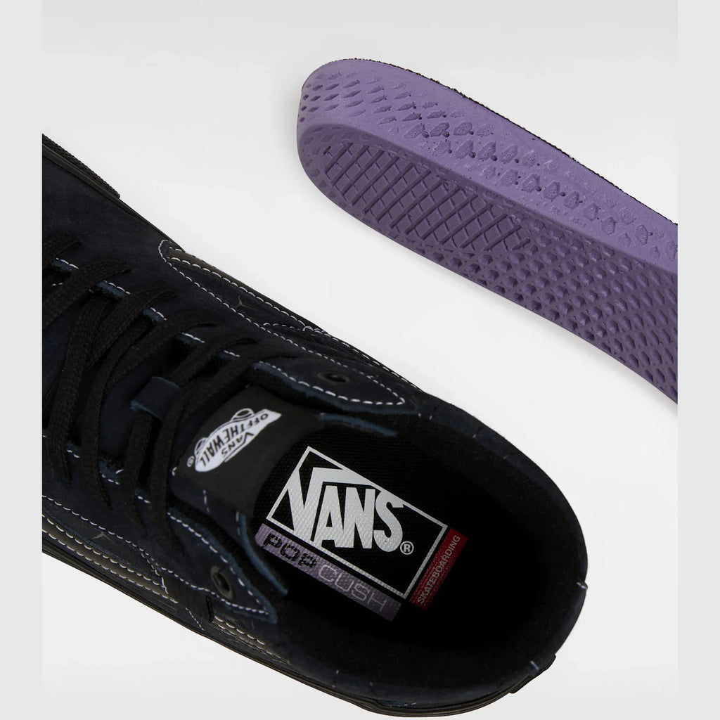 VANS Skate Sk8-Hi WEB DARK GREY/BLACK kép 5