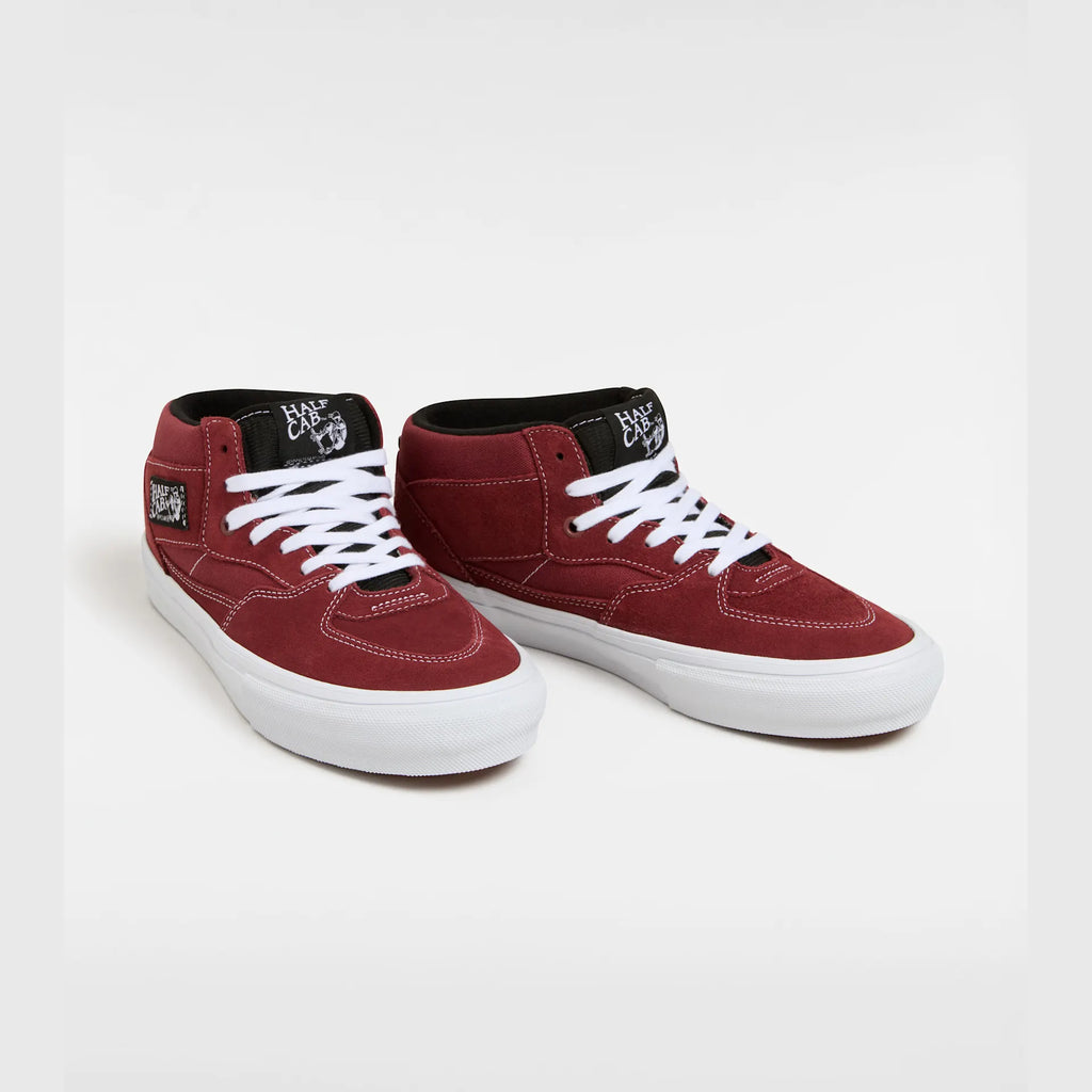 VANS Skate Half Cab BURGUNDY/WHITE Cipő kép 2