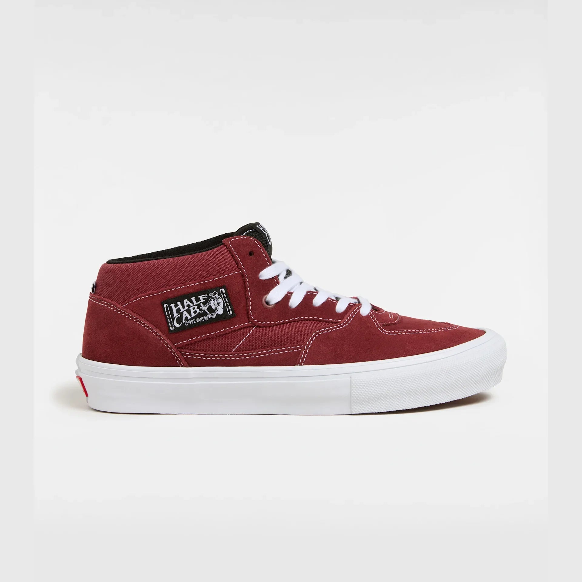 VANS Skate Half Cab BURGUNDY/WHITE Cipő kép 1