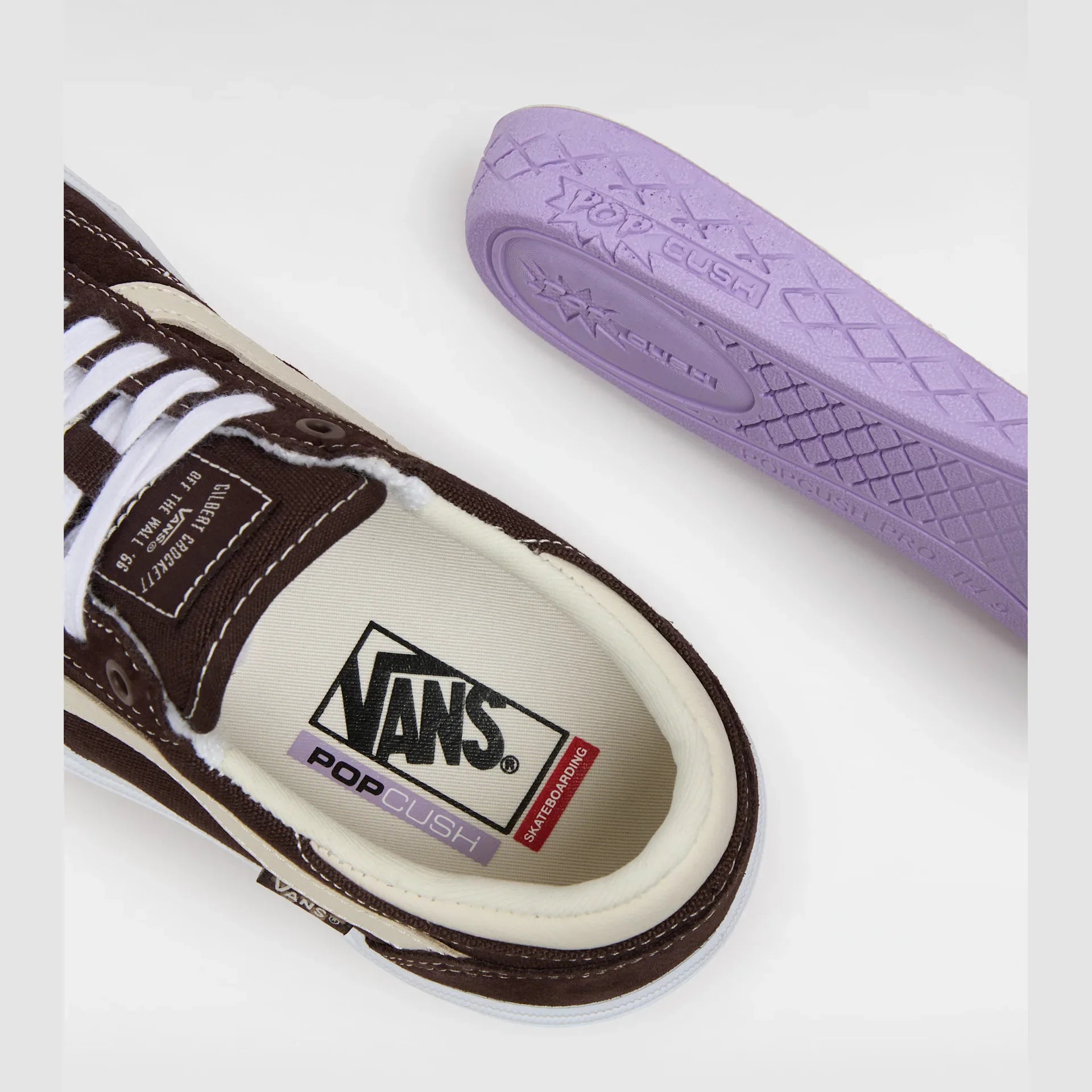 VANS Skate Gilbert Crockett DARK BROWN kép 6