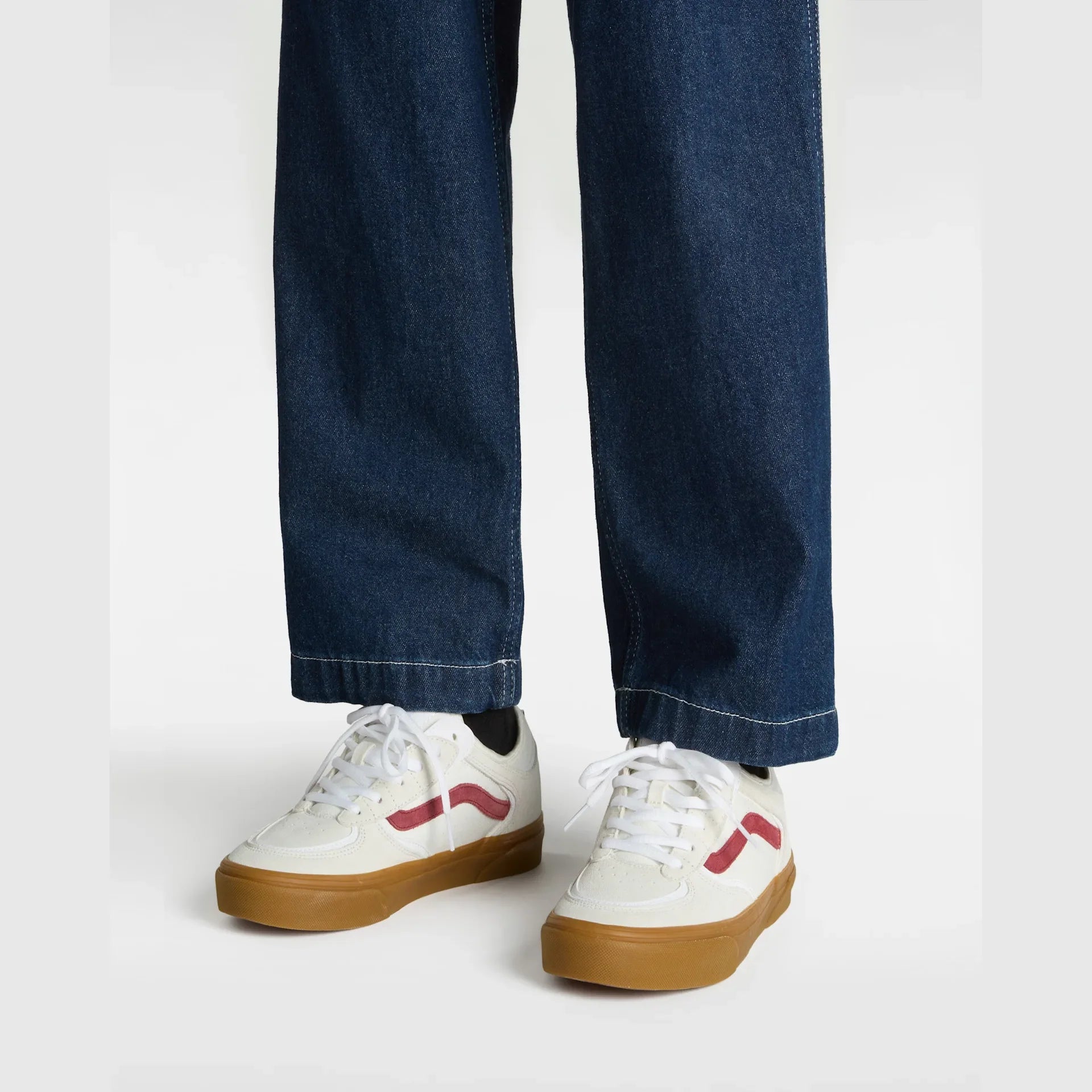 VANS Skate Rowley RED/WHITE/GUM Cipő kép 5