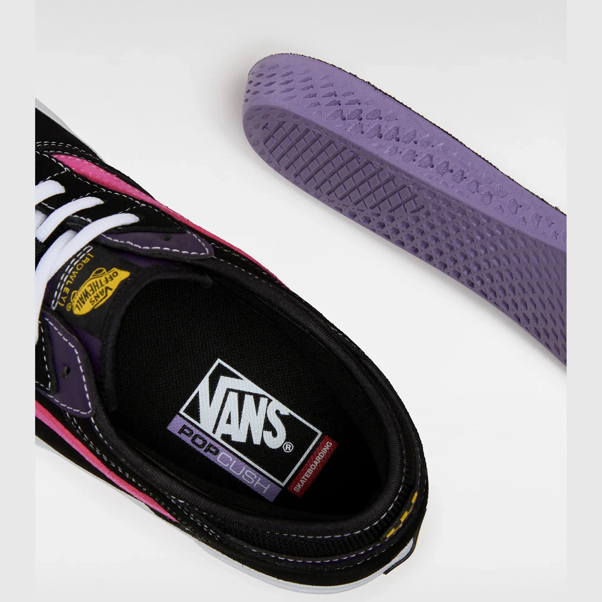 VANS Skate Rowley BLACK/PINK Cipő kép 6