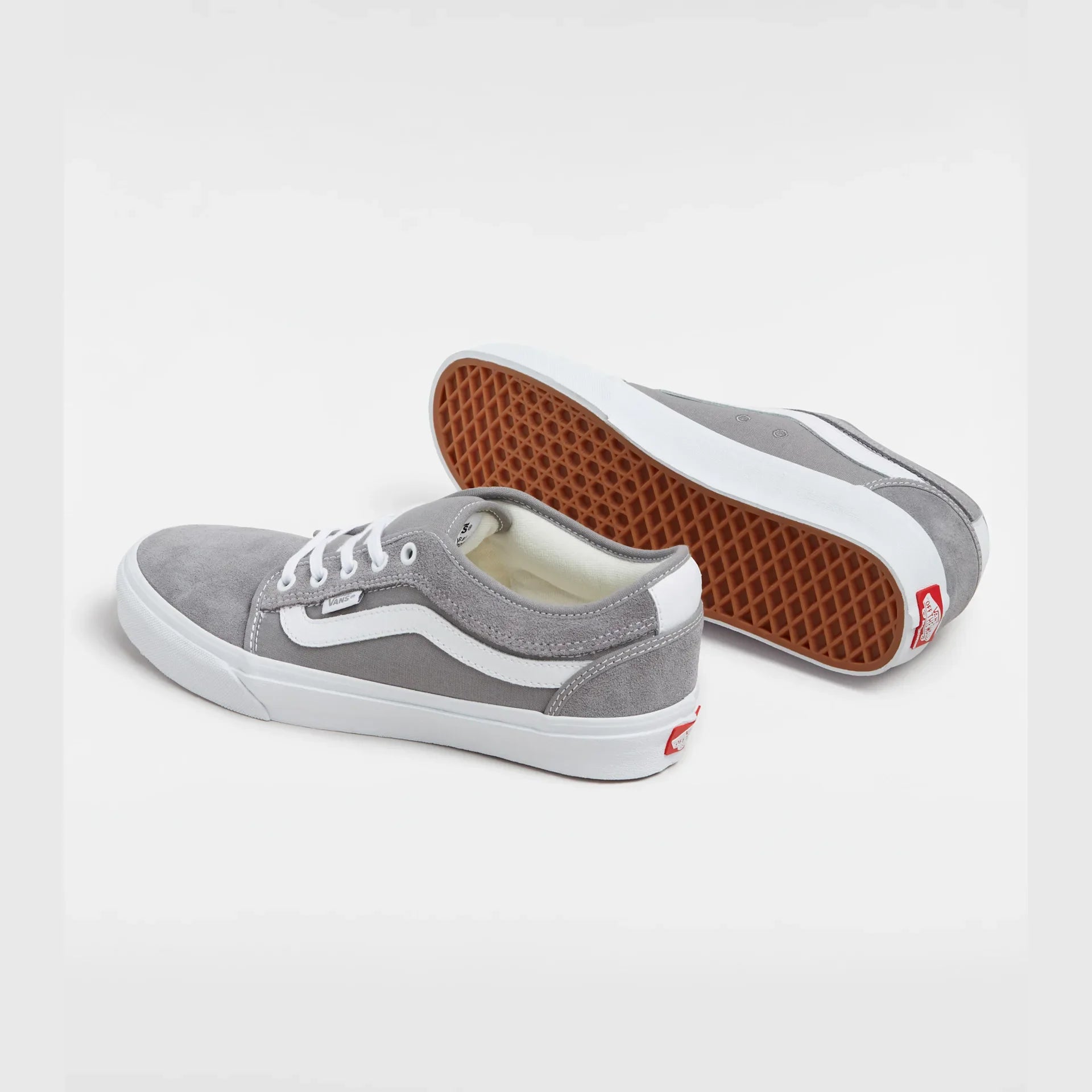 VANS Skate Chukka Low Sidestripe LIGHT GREY Cipő kép 3