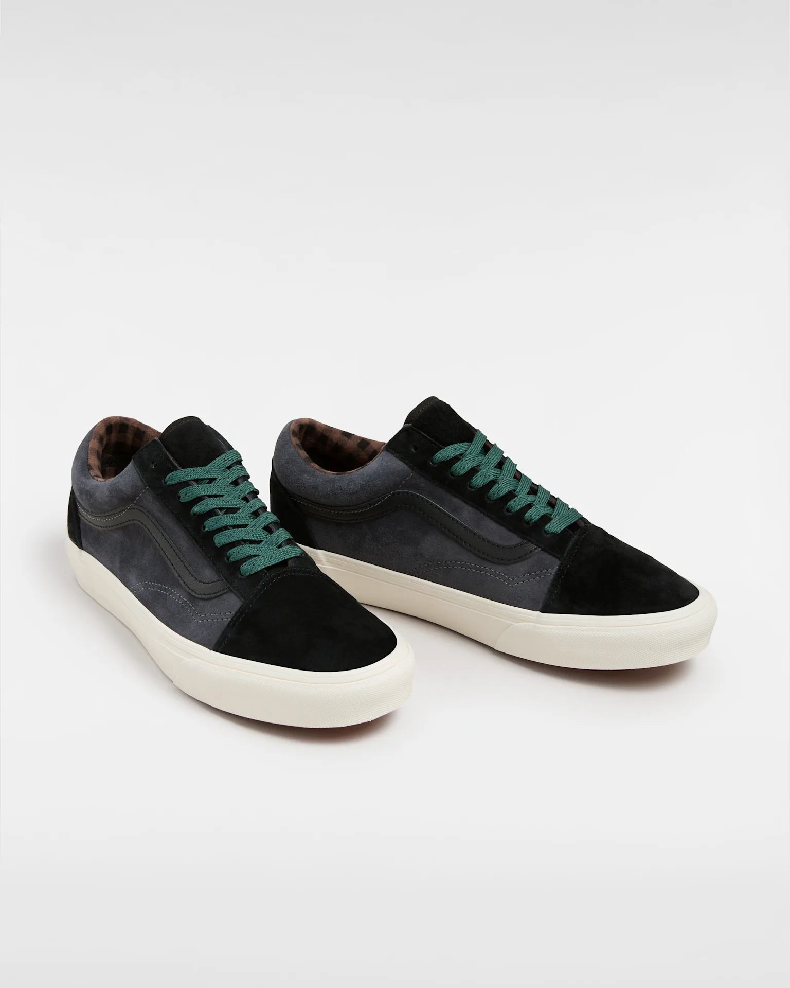 VANS Old Skool PIG SUEDE PLAID GRAY/BLACK VN0A2Z422391M - 2