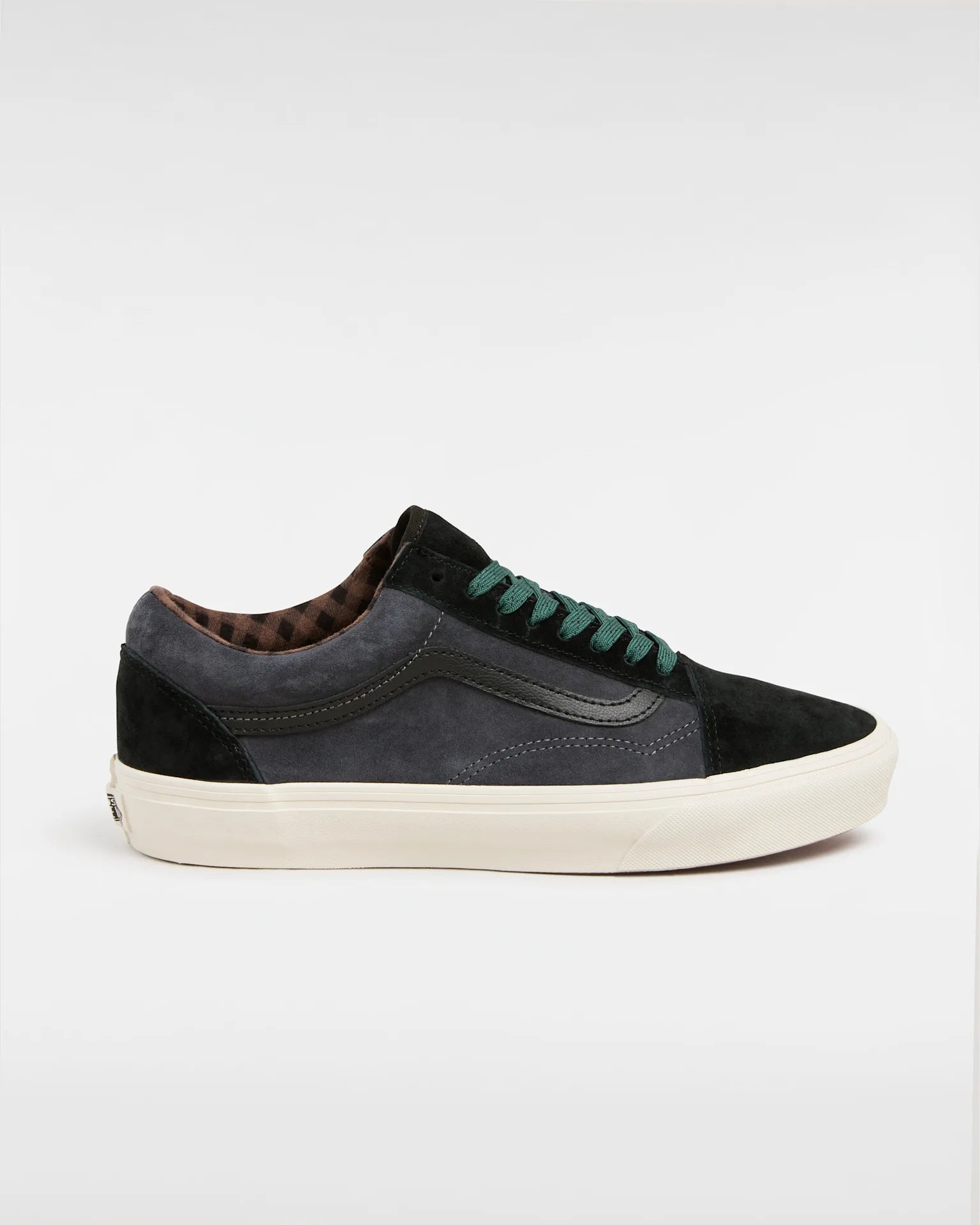 VANS Old Skool PIG SUEDE PLAID GRAY/BLACK VN0A2Z422391M - 1