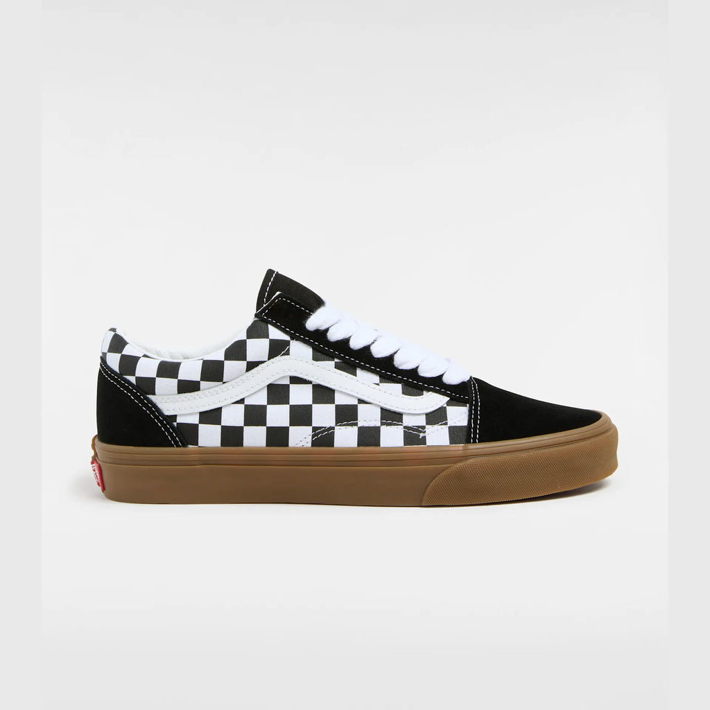 VANS Old Skool Fat Lace Checker BLACK Cipő kép 1