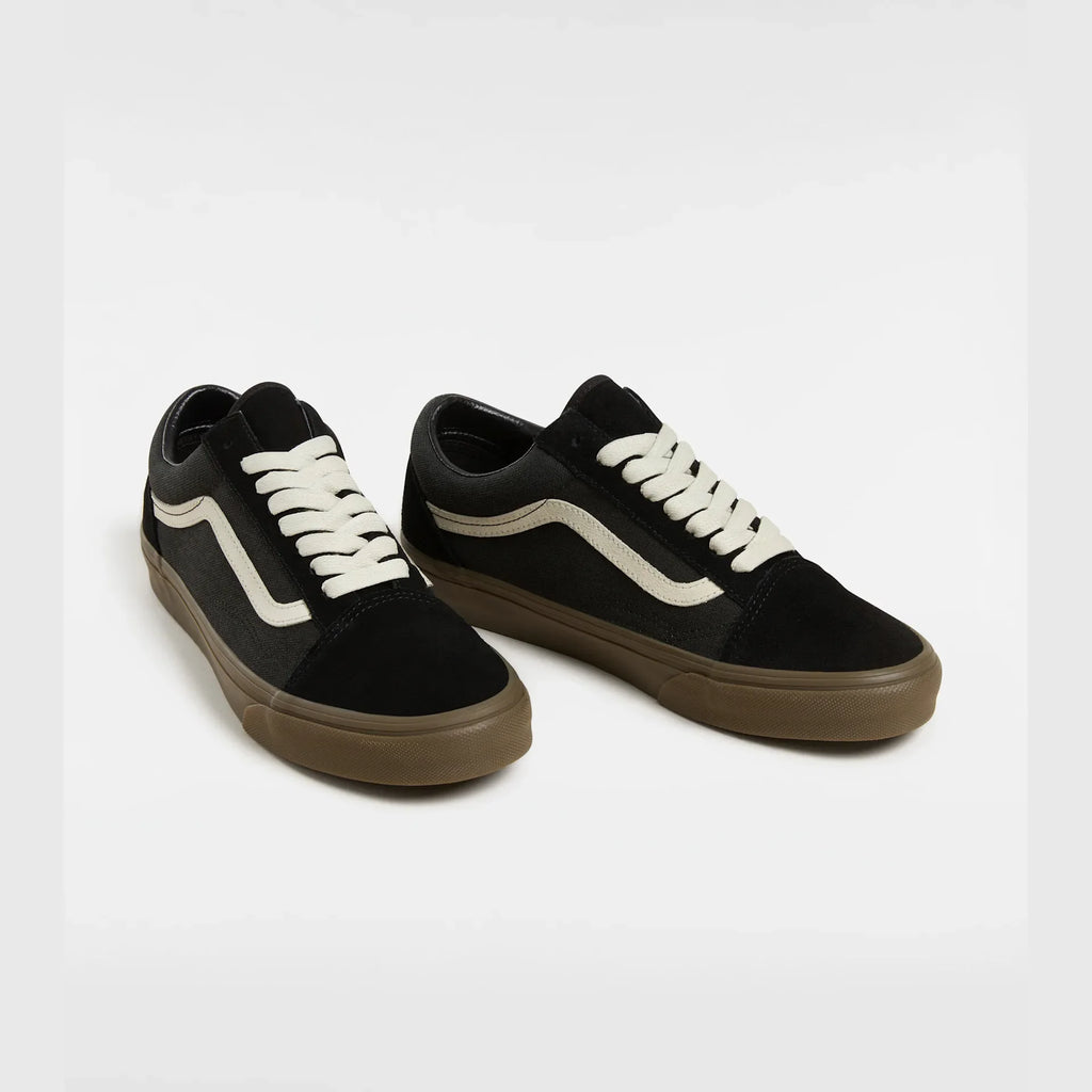 VANS Old Skool HEAVY CANVAS BLACK Cipő kép 3