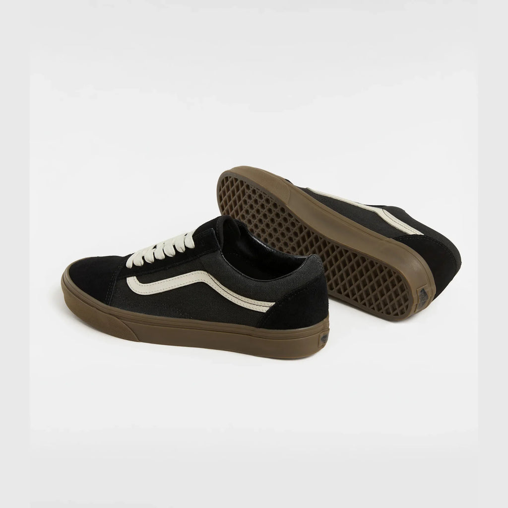 VANS Old Skool HEAVY CANVAS BLACK Cipő kép 4