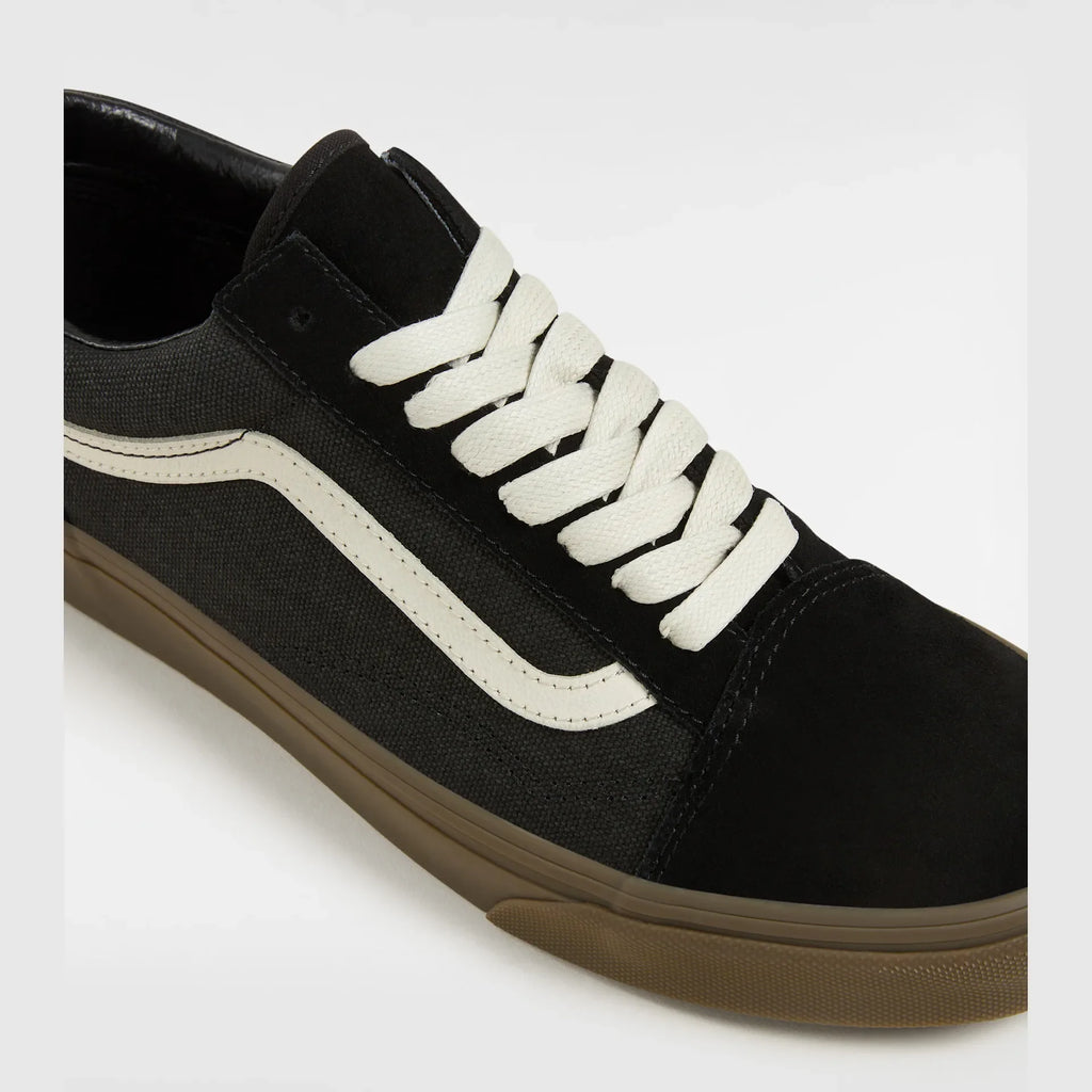 VANS Old Skool HEAVY CANVAS BLACK Cipő kép 5