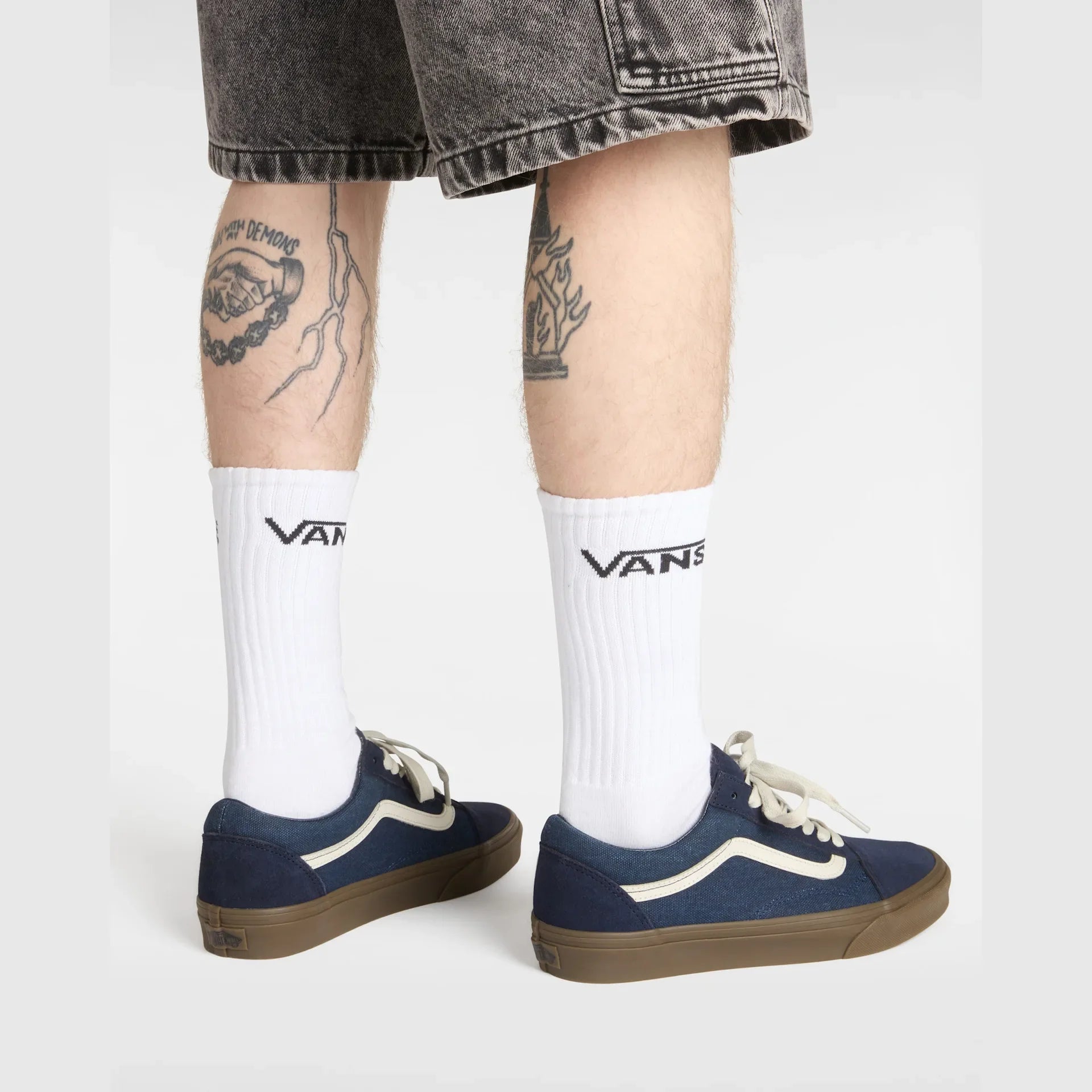VANS Old Skool HEAVY CANVAS NAVY Cipő kép 5