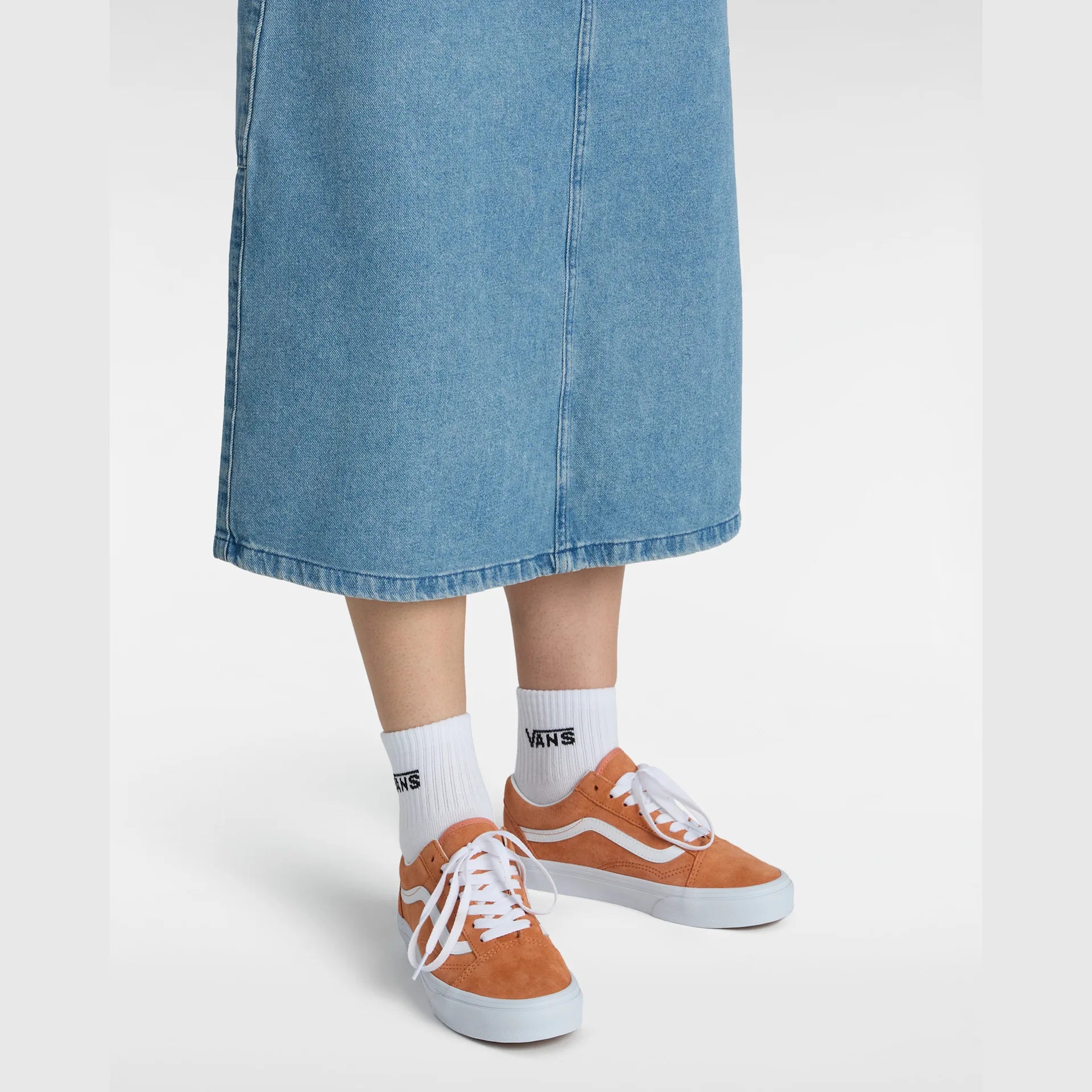VANS Old Skool PIG SUEDE CARNELIAN Cipő kép 5
