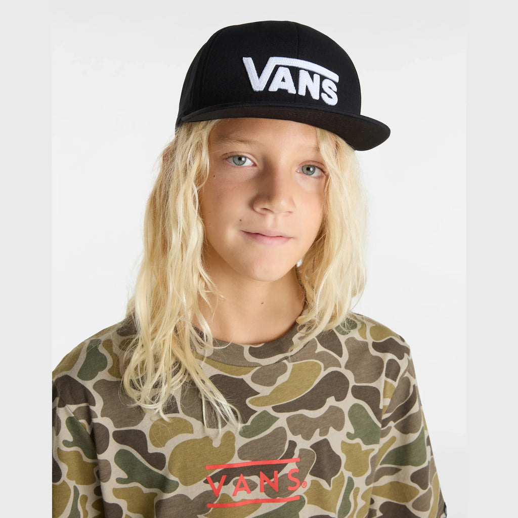 VANS DROP V II SNAPBACK Black/White kép 4