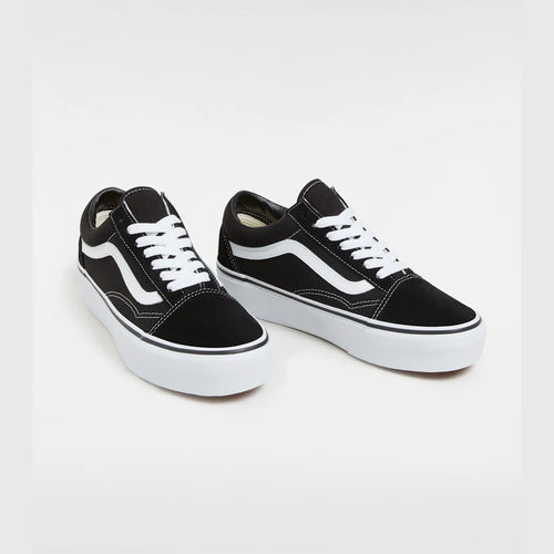 VANS UA Old Skool Platform Black/White kép 2