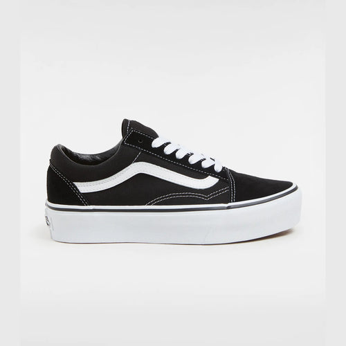 VANS UA Old Skool Platform Black/White kép 1